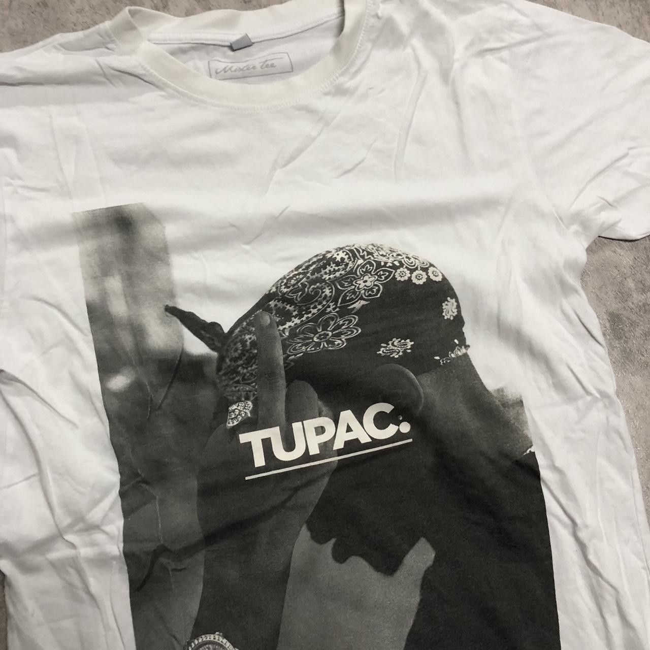 Other White Tupac tee #TupacShakur Size US S / EU 44-46 / 1 - 2 Thumbnail