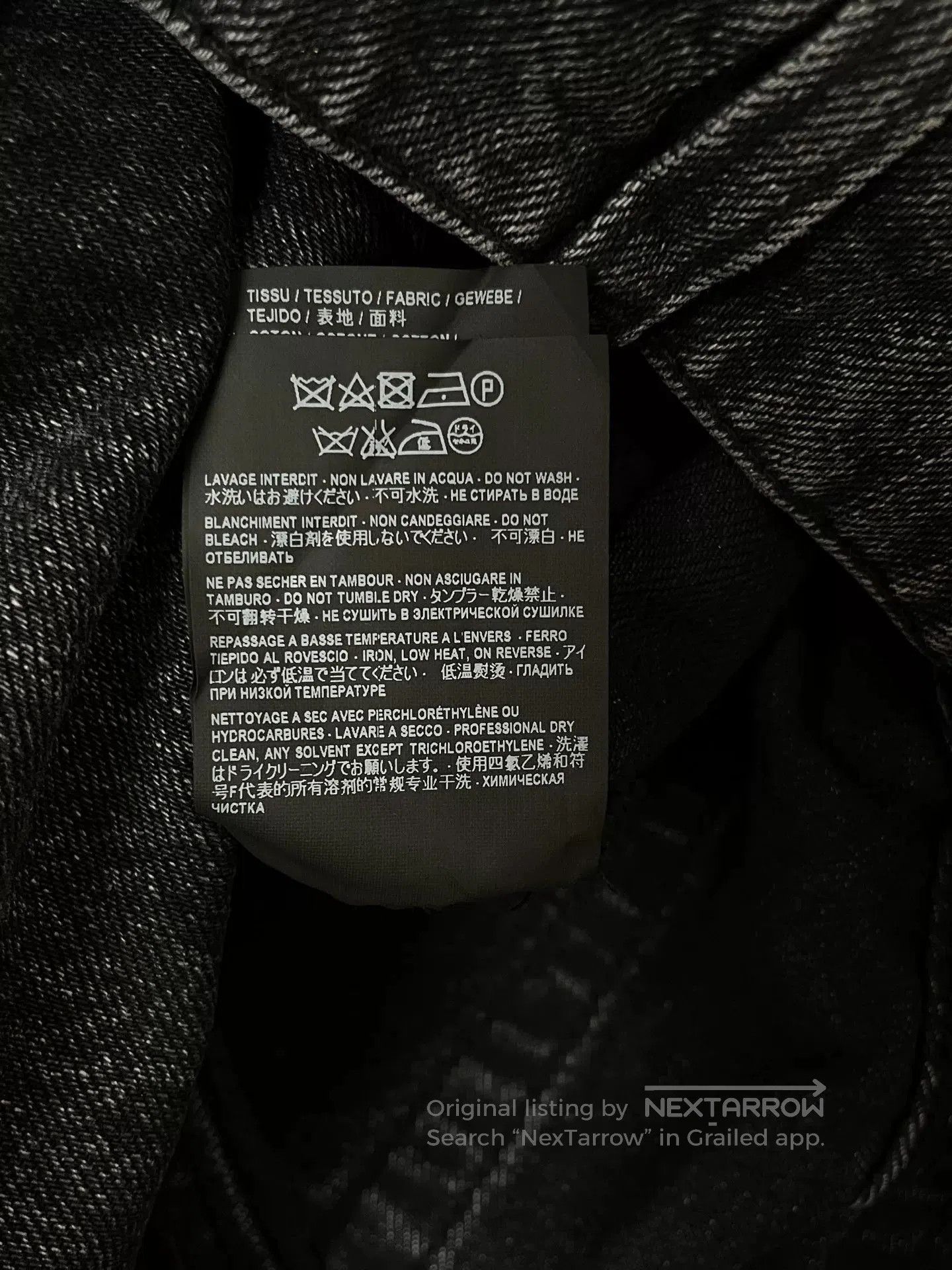 Saint Laurent Paris Saint Laurent SLP D02 Black Distressed Jeans. Size US 30 / EU 46 - 7 Thumbnail