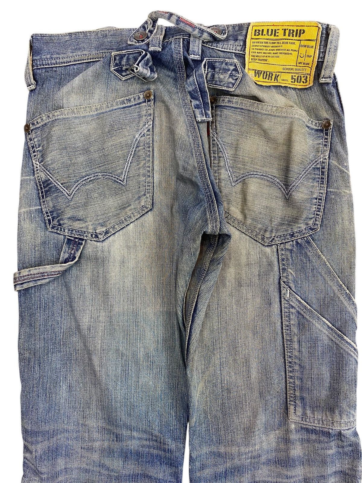 Edwin Edwin Carpenter Buckle Back Style Loose Jeans Size US 32 / EU 48 - 4 Thumbnail