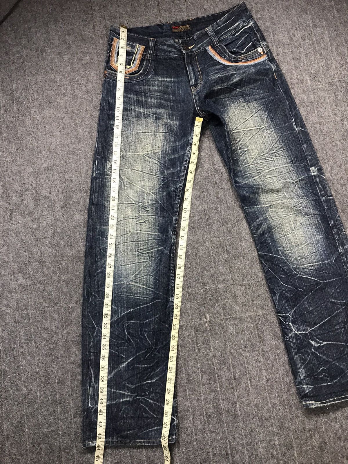 Japanese Brand × Vintage Vintage Japanese Brand Design Lightning Denim Jeans Size US 32 / EU 48 - 21 Thumbnail