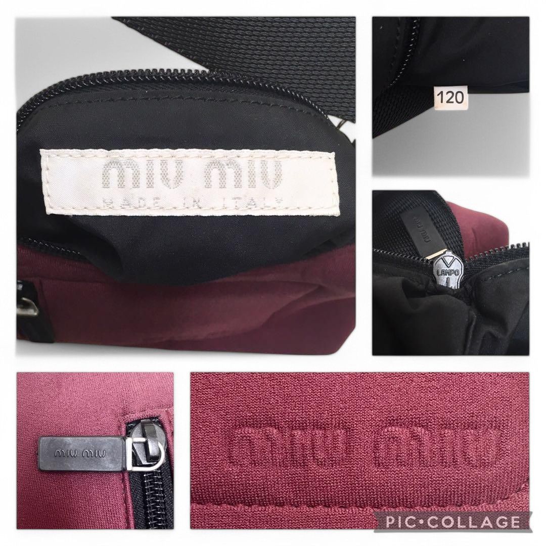 Miu Miu Miu Miu - Red Canvas Handbag Nylon Tech Mini 90s Size ONE SIZE - 3 Thumbnail