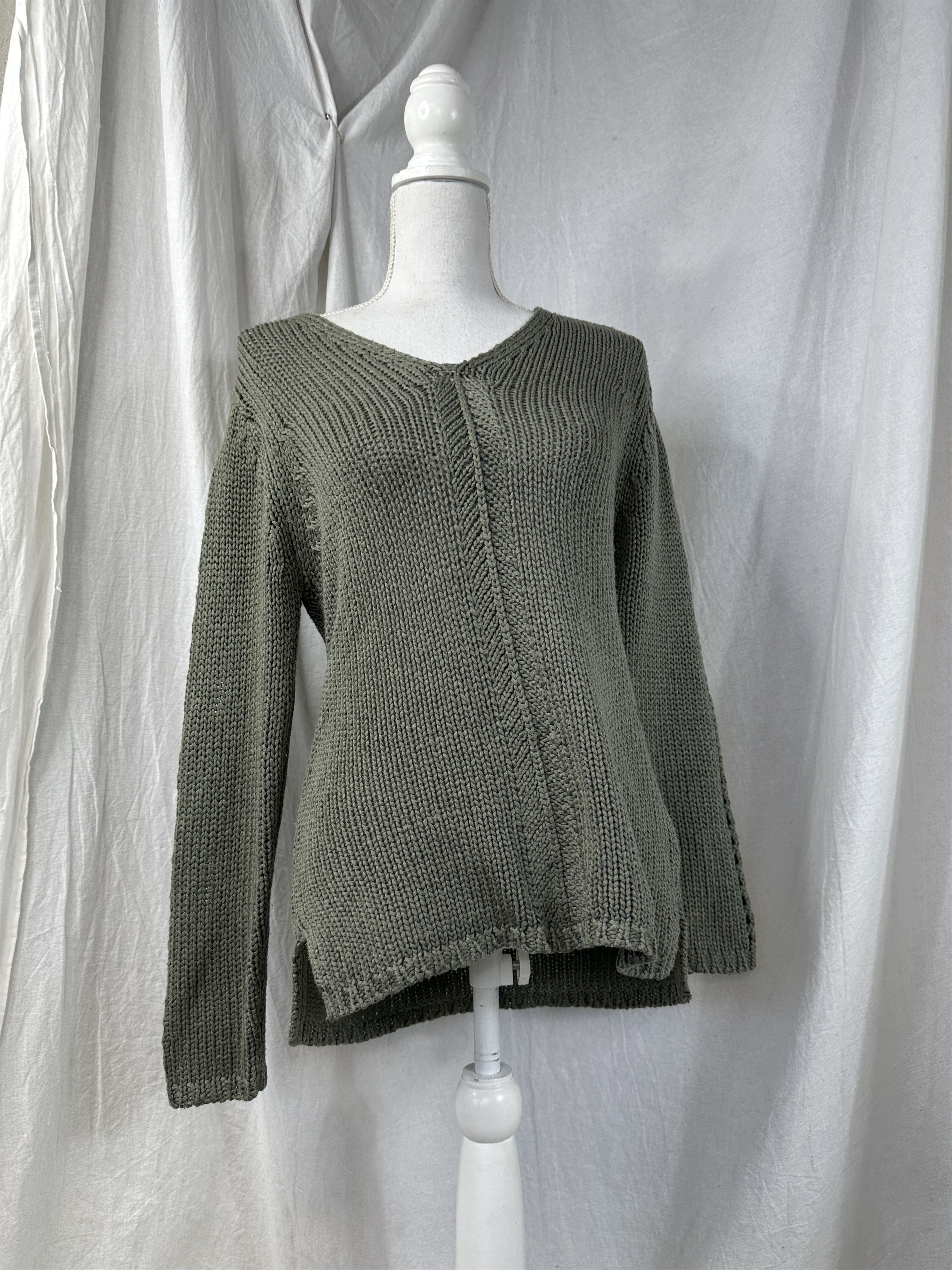 Vintage Vintage Casual Preppy Old Money Mesh Sweater 00s Size US M / EU 48-50 / 2 - 1 Thumbnail