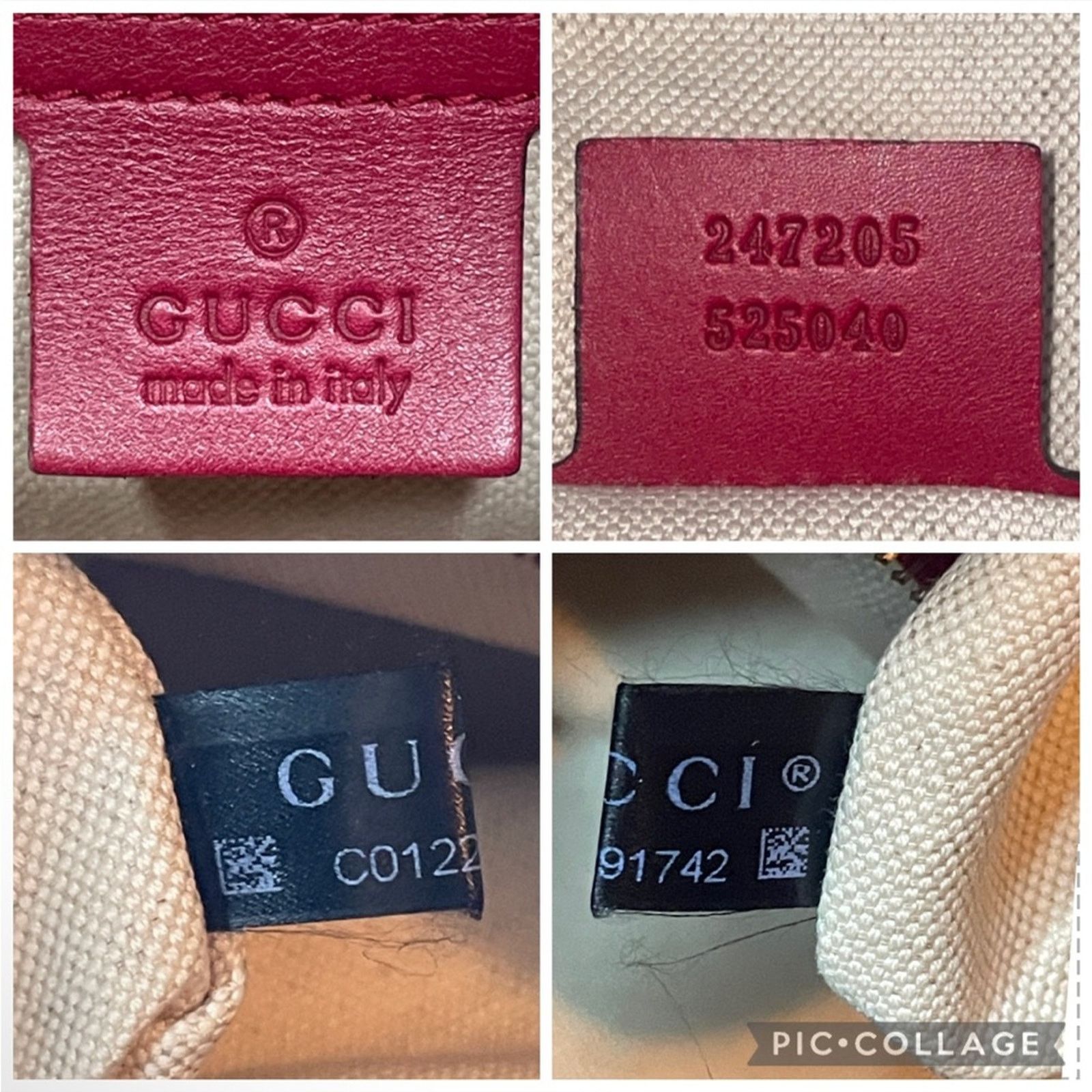 Gucci Gucci Micro Guccissima Red Leather Boston Bag 247205 Size ONE SIZE - 13 Thumbnail