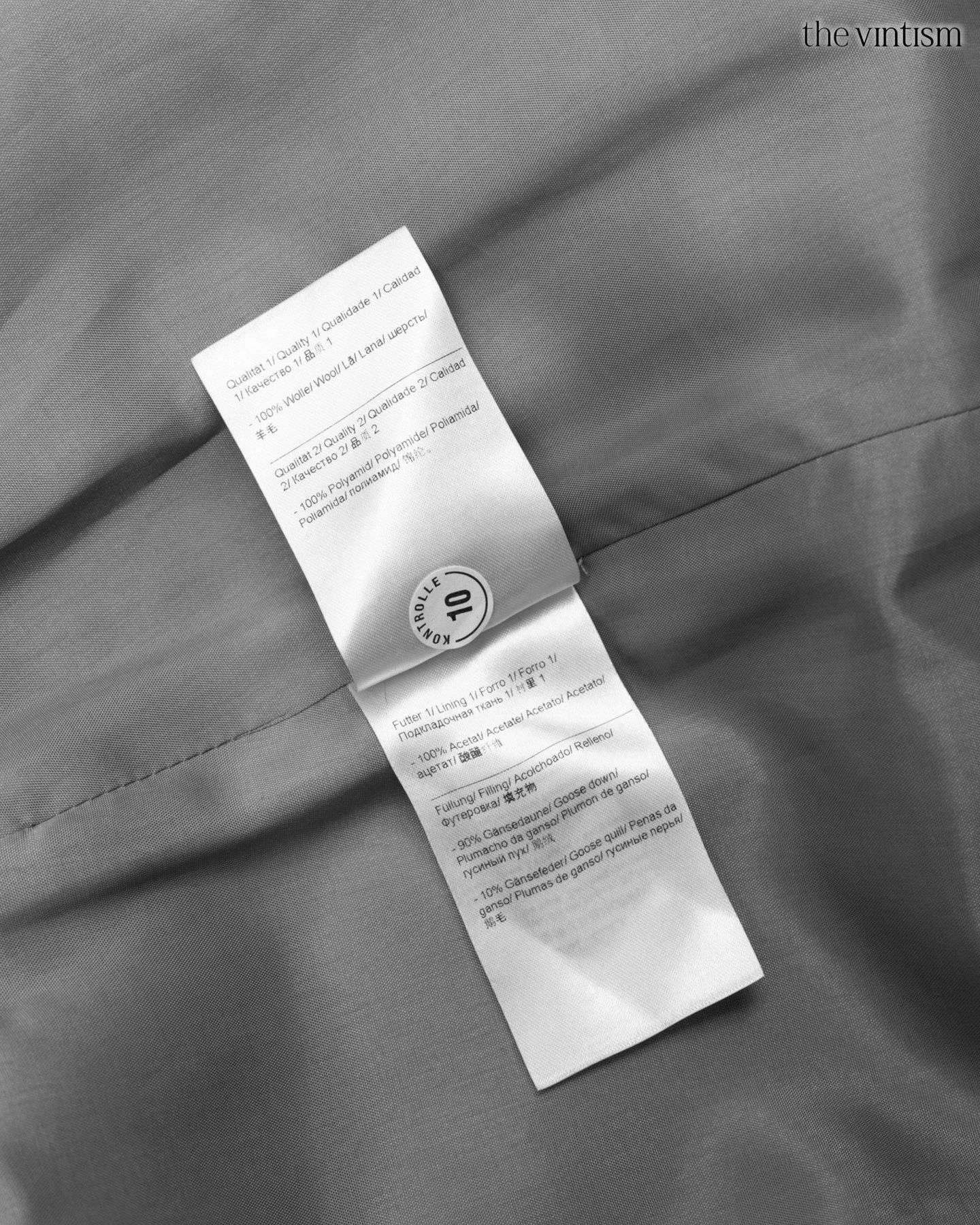 Escada Escada Grey Modular Down Technical Nylon & Wool Coat DE 38 M Size M / US 6-8 / IT 42-44 - 14 Thumbnail