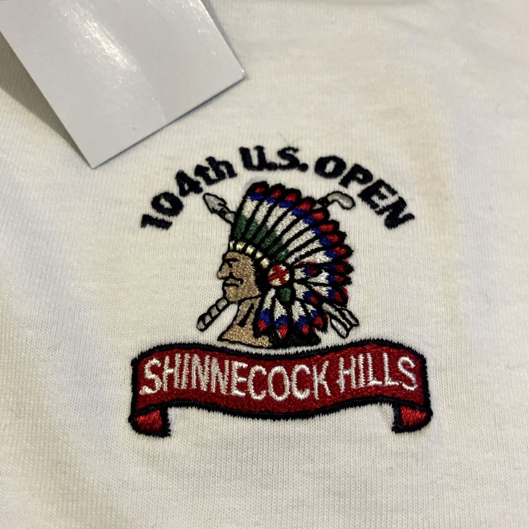Tommy Hilfiger VINTAGE Tommy Hilfiger Golf Polo Shinnecock Hills 104th US Open White L Men Mens Size US L / EU 52-54 / 3 - 3 Thumbnail