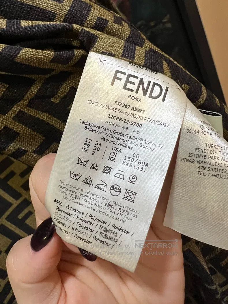 Fendi Fendi FF Full-Print Jacquard Shirt Jacket Size 4XL / US 24-26 - 5 Thumbnail