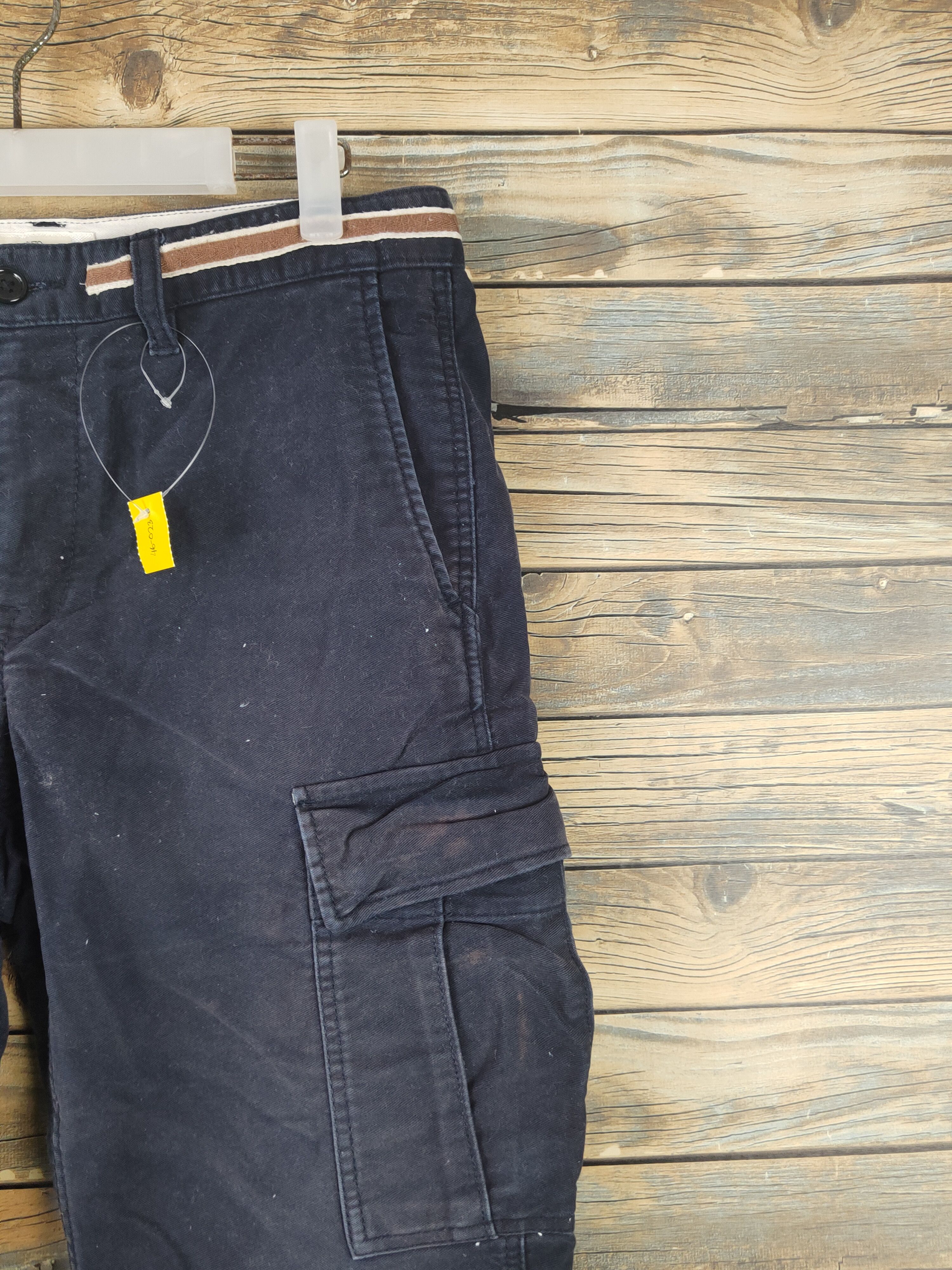 Japanese Brand DL Ciquetto ikka Navy Multipocket Cargo Pants #46-023 Size US 32 / EU 48 - 5 Thumbnail