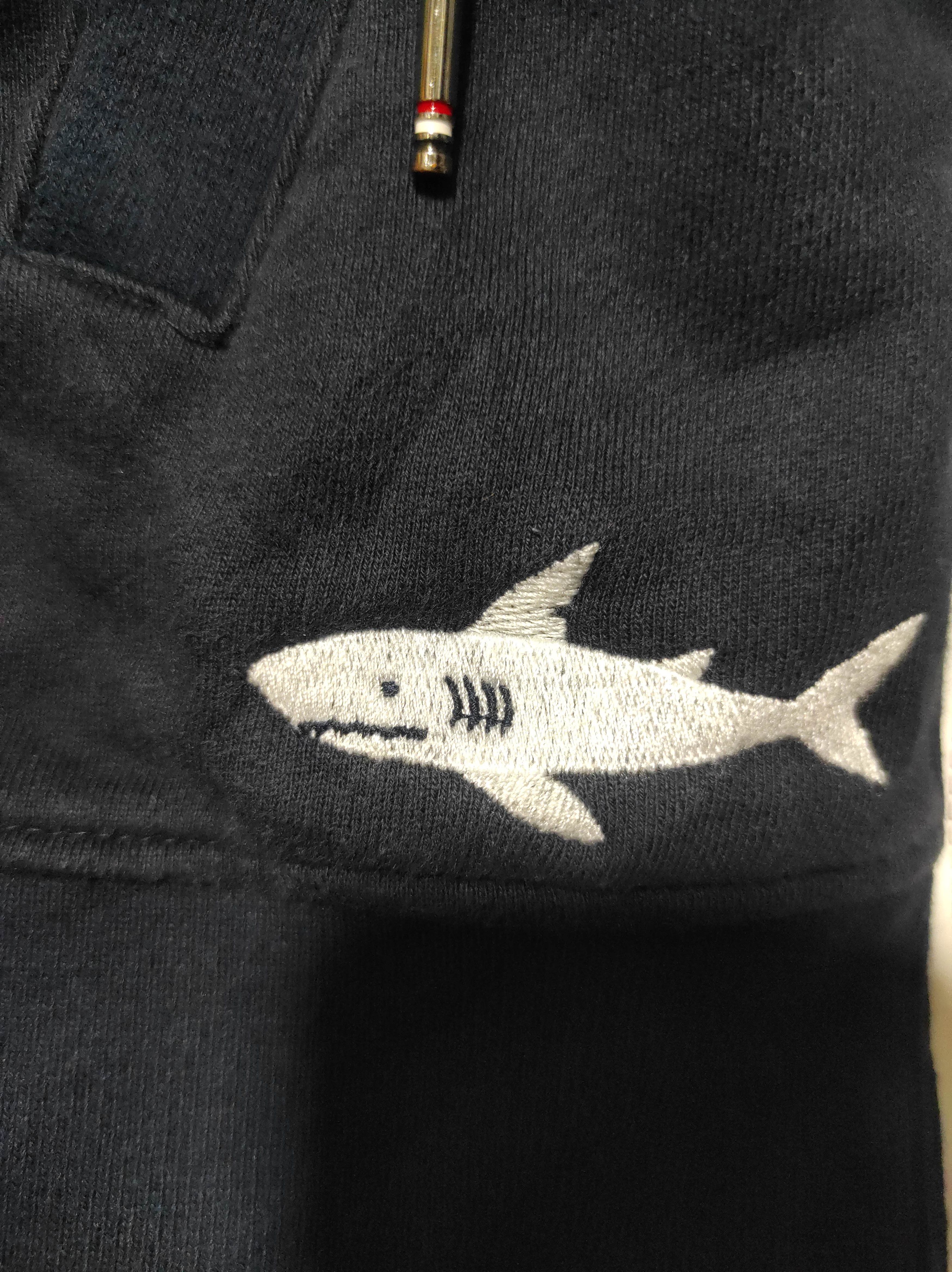 Thom Browne Thom Browne Shark and Surfboard Embroidered Navy Hoodie Size US XS / EU 42 / 0 - 8 Thumbnail