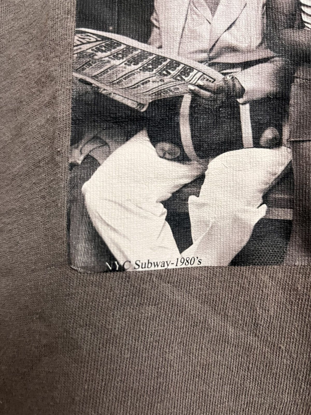 Rap Tees NYC subway 1980 photo tee Size US M / EU 48-50 / 2 - 4 Thumbnail