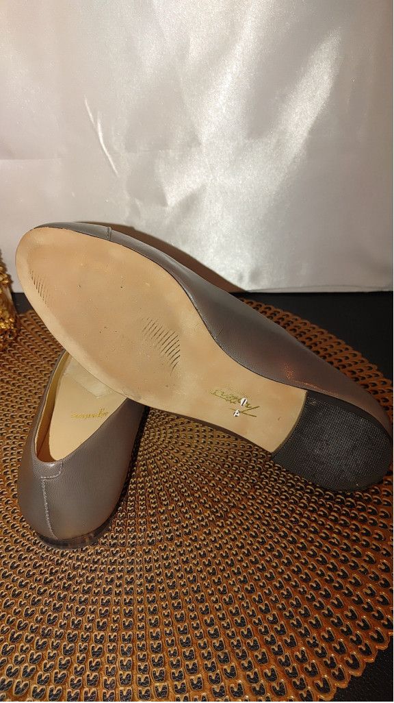 Talbots Trotters Signature Cap Toe Leather Ballet Flats Size 8.5W Size US 8 / IT 38 - 4 Thumbnail