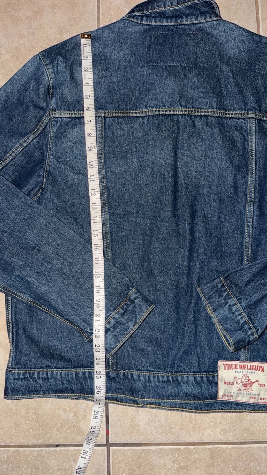 True Religion Men's TRUE RELIGION Denim JACKET Jeans XL New without tags Size US XL / EU 56 / 4 - 8 Thumbnail