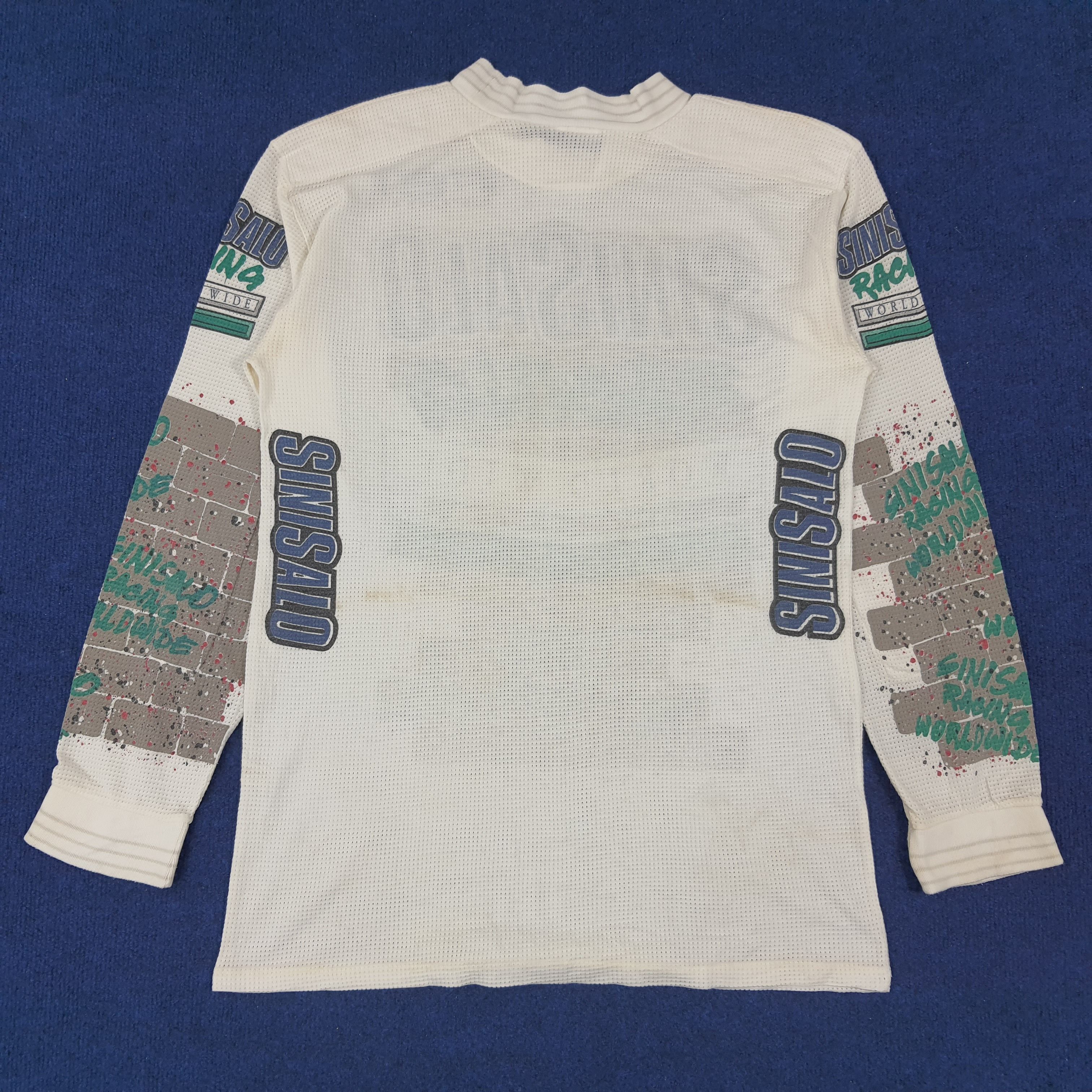 Vintage Vintage SINISALO Racing World Wild 80s Motorsports Tshirt Size US M / EU 48-50 / 2 - 4 Thumbnail