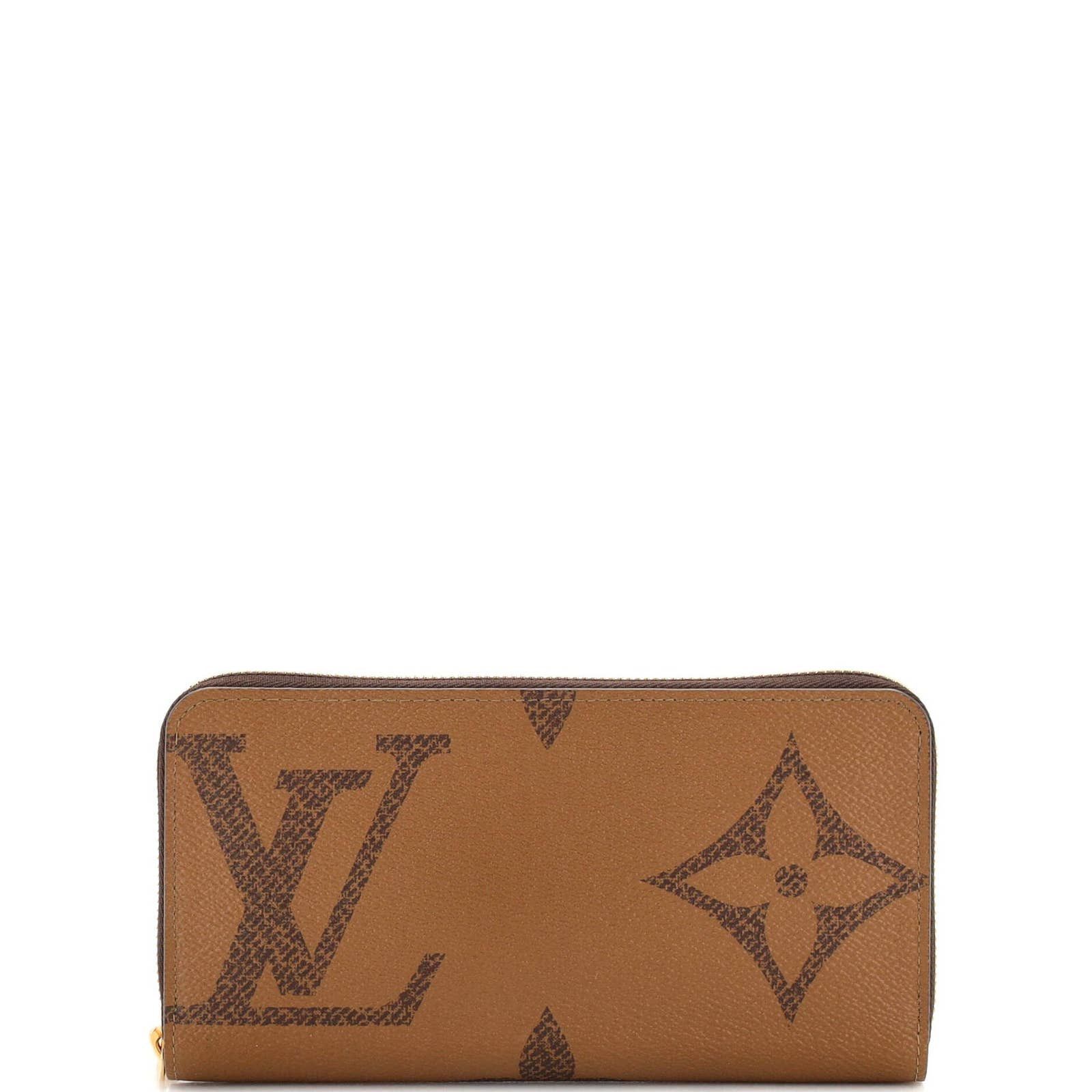 Louis Vuitton Bifold Wallet Monogram Reverse Portefeuille Lou M81461 Flower  Motif Ladies LOUIS VUITTON