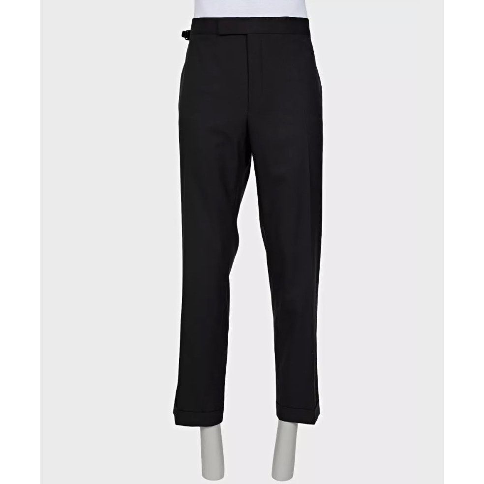 Tom Ford Tom Ford Men’s Black Three-Piece Wool Suit IT58 4XL Size 54L - 7 Thumbnail