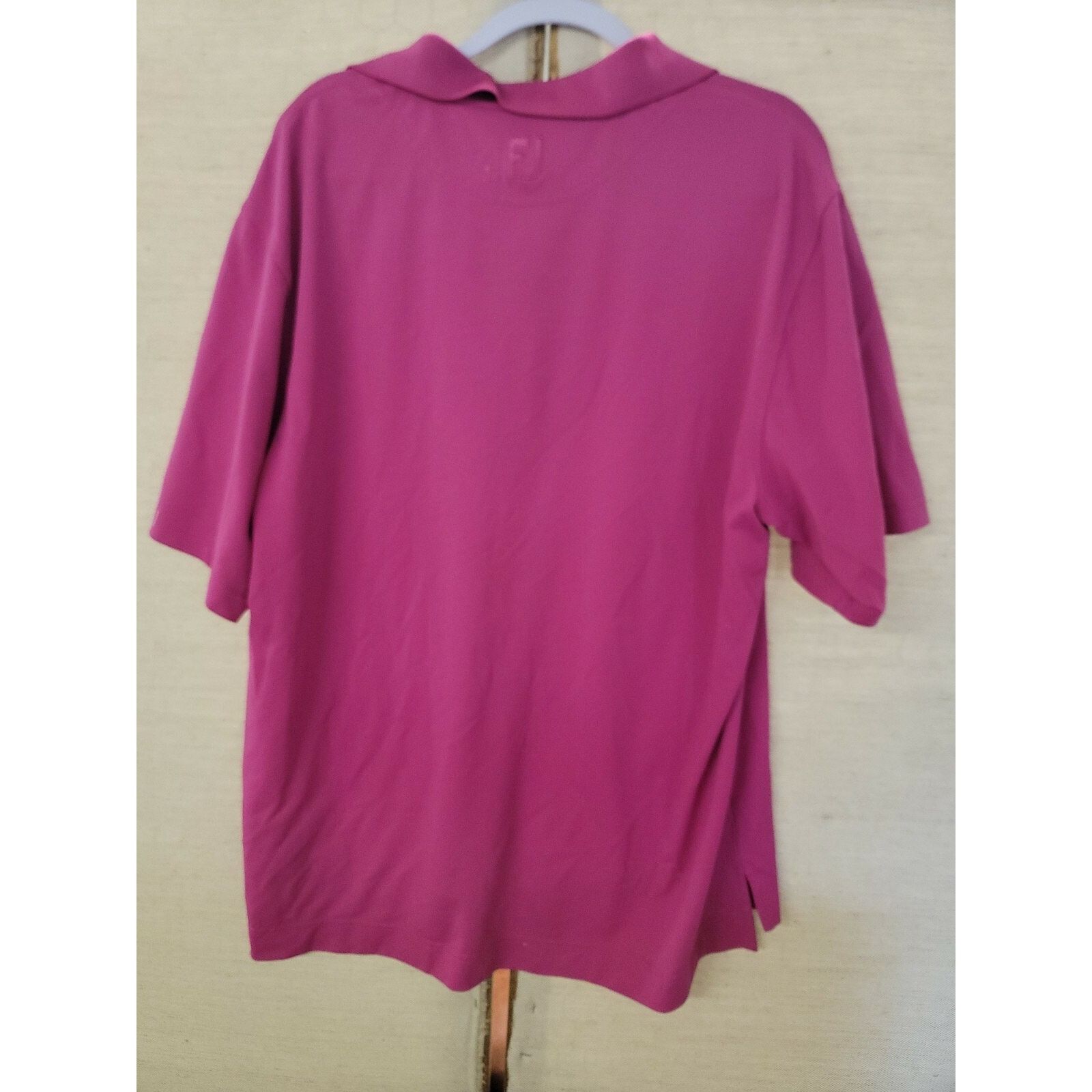Footjoy FJ FootJoy Short Sleeve Golf Polo Shirt Magenta Mens Size XL Size US XL / EU 56 / 4 - 8 Thumbnail