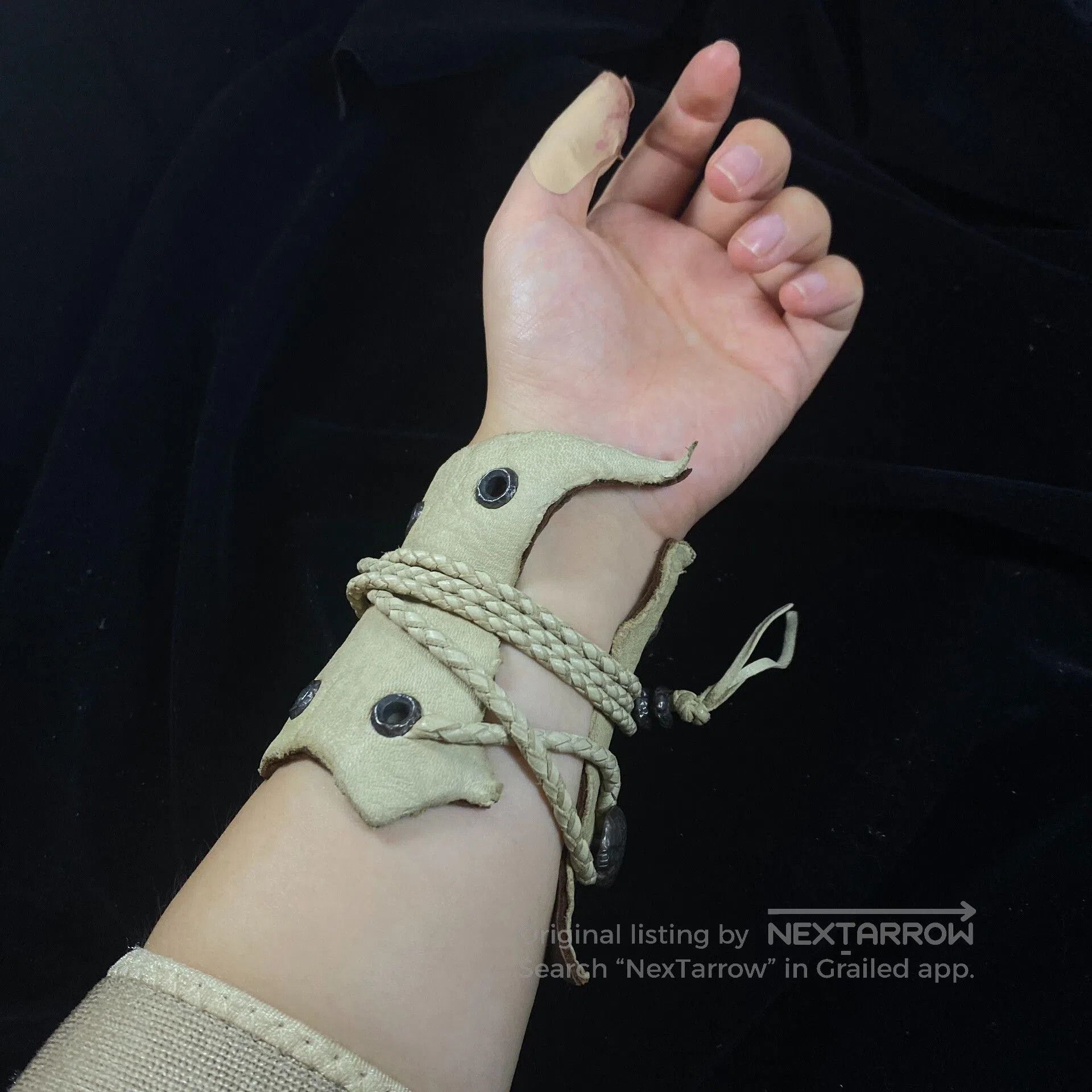 Other Wildheart Leather Bracelet Wristband. Size ONE SIZE - 7 Thumbnail