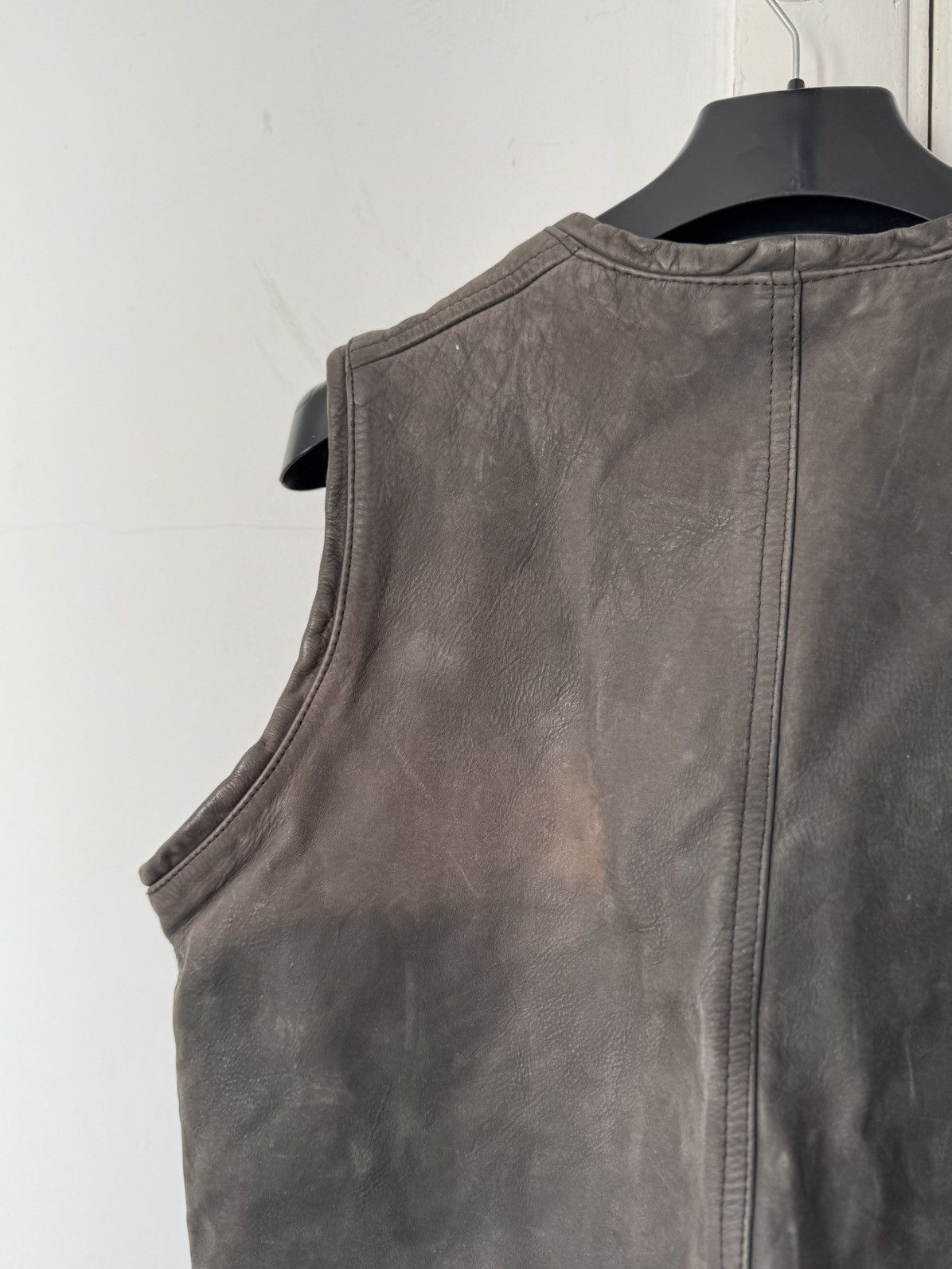Vintage Vintage 90s Pall Mall Leather Brown Vest Jacket Size US M / EU 48-50 / 2 - 8 Thumbnail
