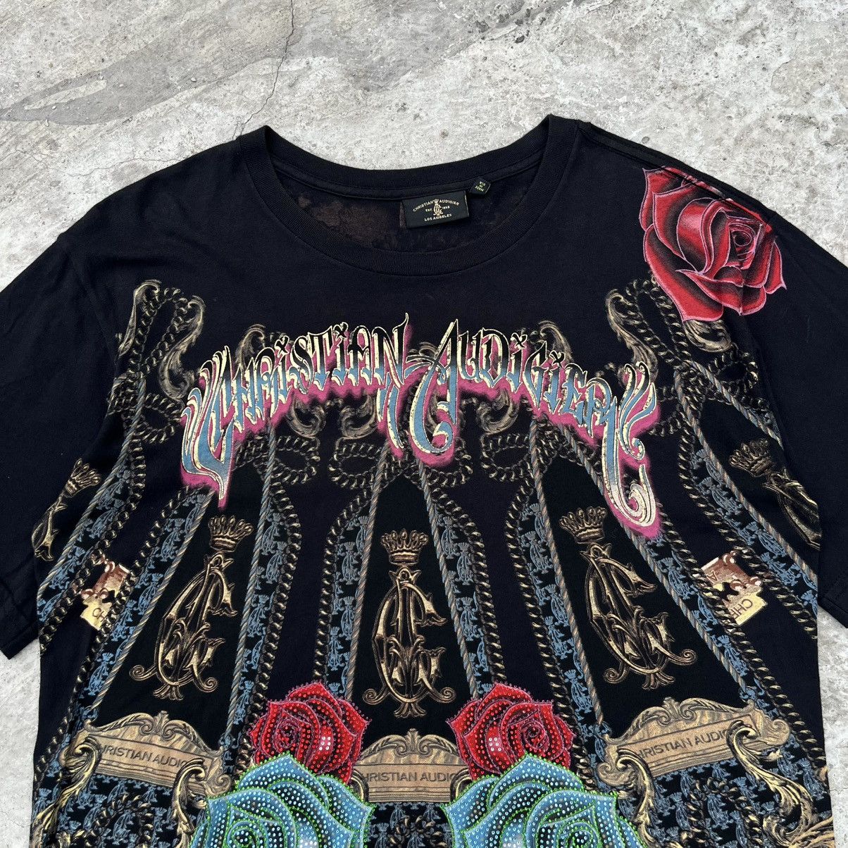Christian Audigier Christian Audigier Tatoo tee Size US L / EU 52-54 / 3 - 2 Thumbnail