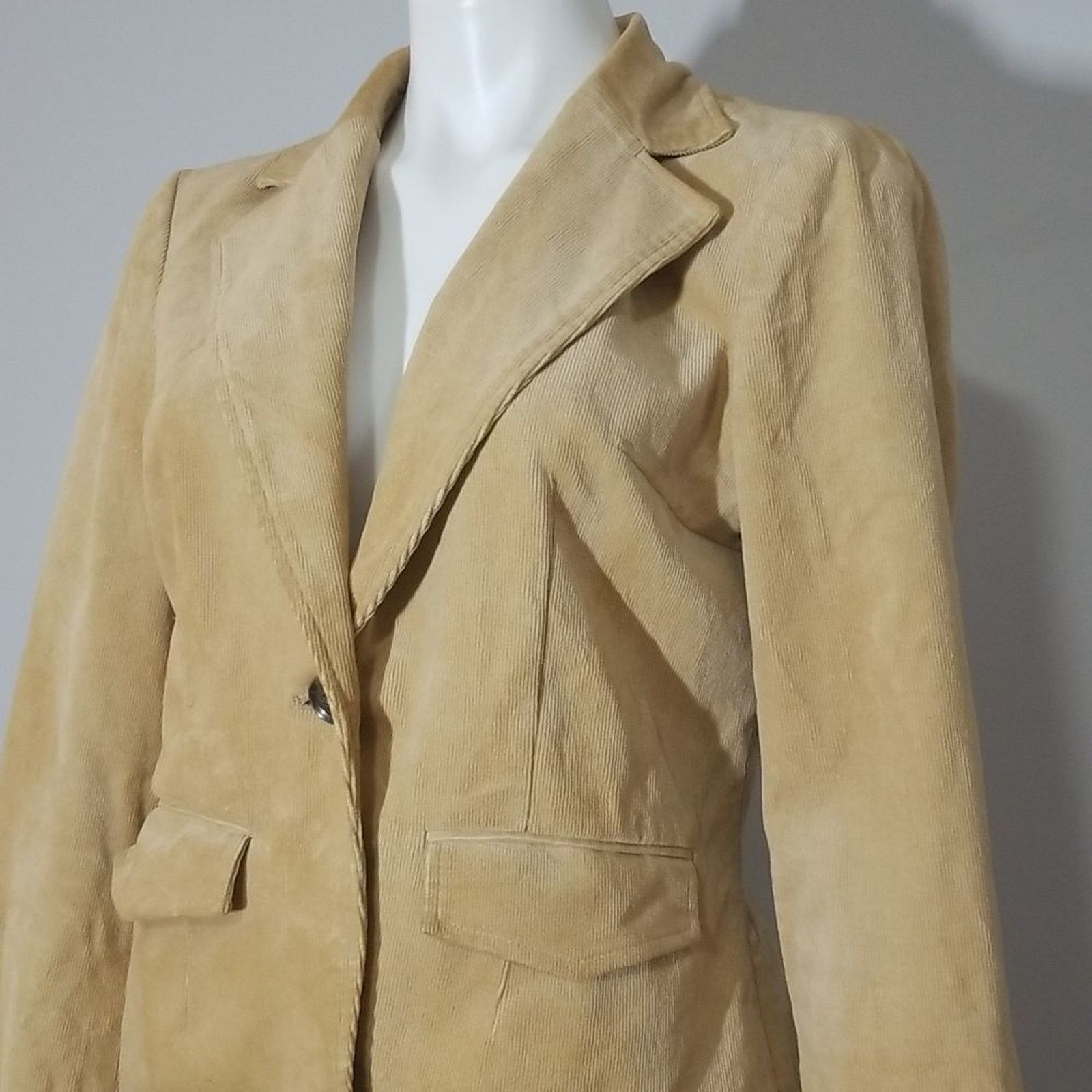 Lyle & Scott Lyle & Scott Scotland Tan Corduroy Blazer Jacket Size M / US 6-8 / IT 42-44 - 2 Thumbnail
