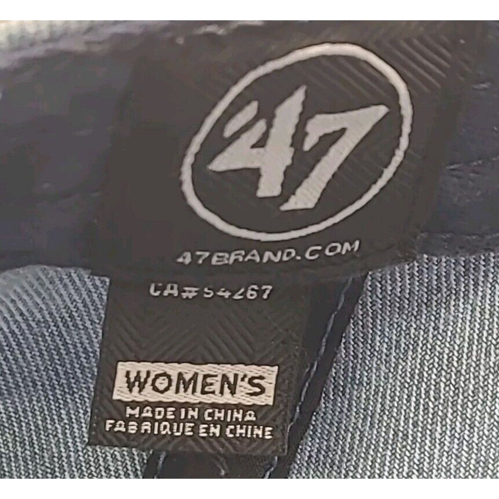 47 Brand Chicago Cubs Woman's Blue Jean '47 Brand Strapback Cap Hat Size ONE SIZE - 10 Thumbnail