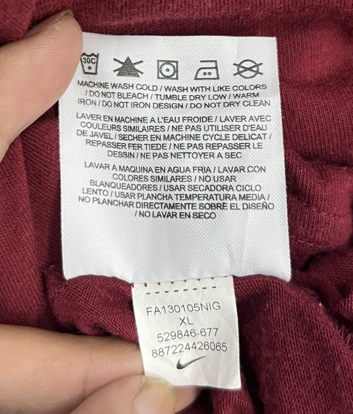 NFL × Nike NIKE NFL REDSKINS HOGS SHIRT Size US XL / EU 56 / 4 - 10 Thumbnail