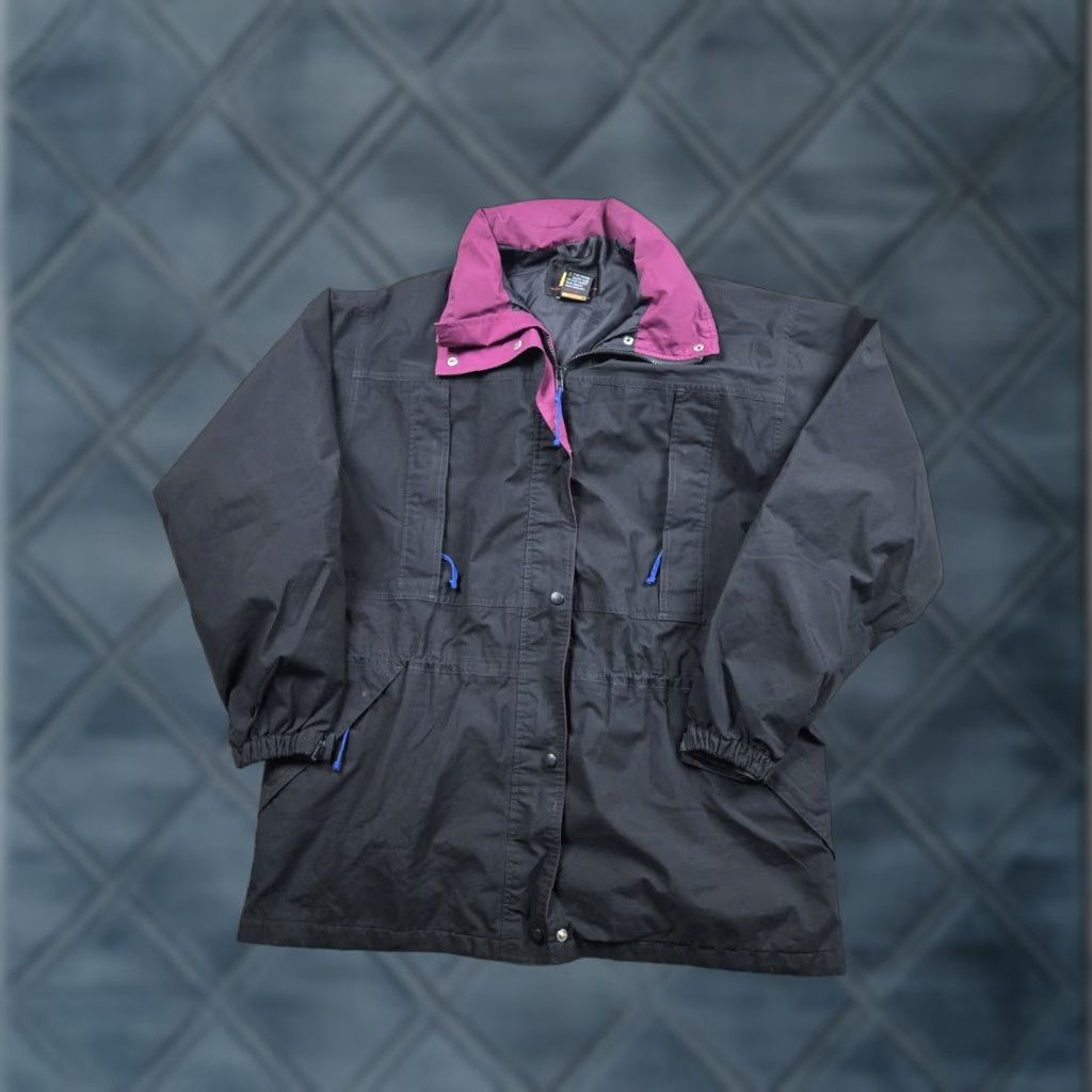 Vintage Vintage REI Jacket Womens Size 18 Black Gore-Tex Full Zip Outdoor Windbreaker Size XXL / US 16-18 / IT 52-54 - 1 Thumbnail