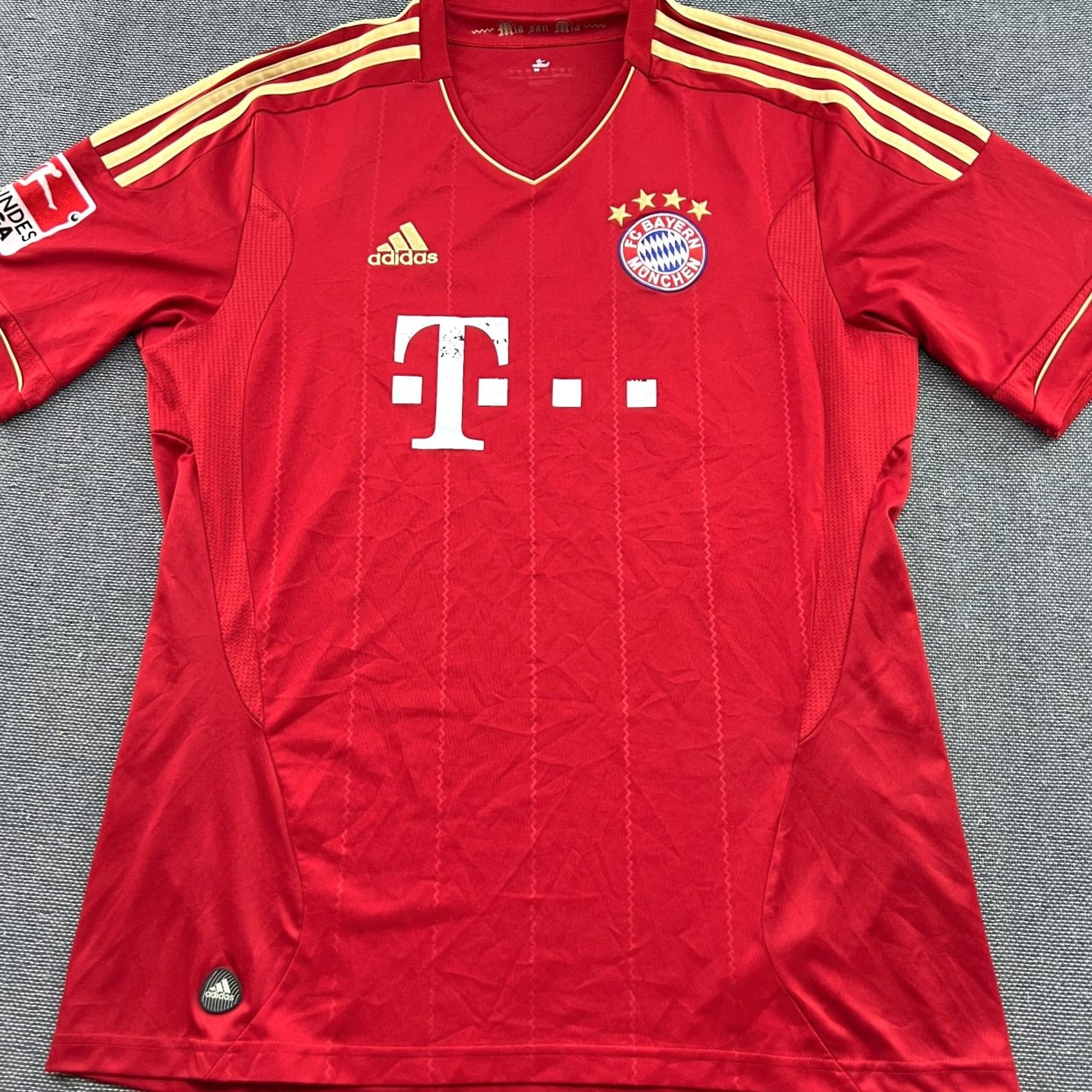 Adidas adidas Bayern Munich Jersey T-Shirt Men L Red Toni Kroos #39 Football 2011 2012 2013 Sports Shirt Mens Regular Fit Moisture Wicking Quick Dry Size US L / EU 52-54 / 3 - 3 Thumbnail