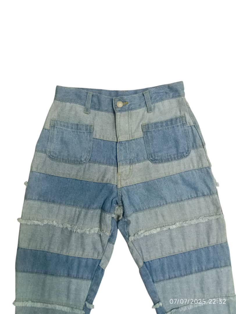 Hysteric Glamour × Japanese Brand × Le Grande Bleu (L.G.B.) Vintage Hagi Flare Denim Pants Size US 27 - 3 Thumbnail