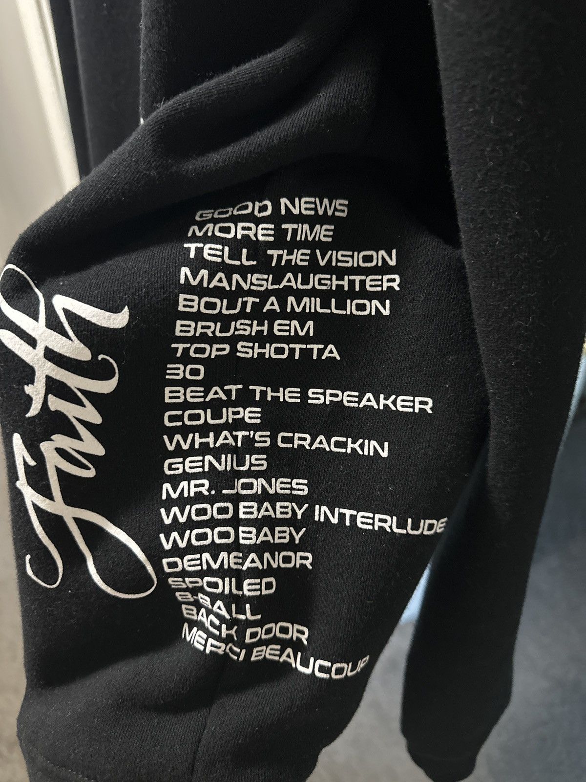 Vintage × Vlone Pop Smoke X V lone Faith Hoodie SS21 Size US XL / EU 56 / 4 - 3 Thumbnail