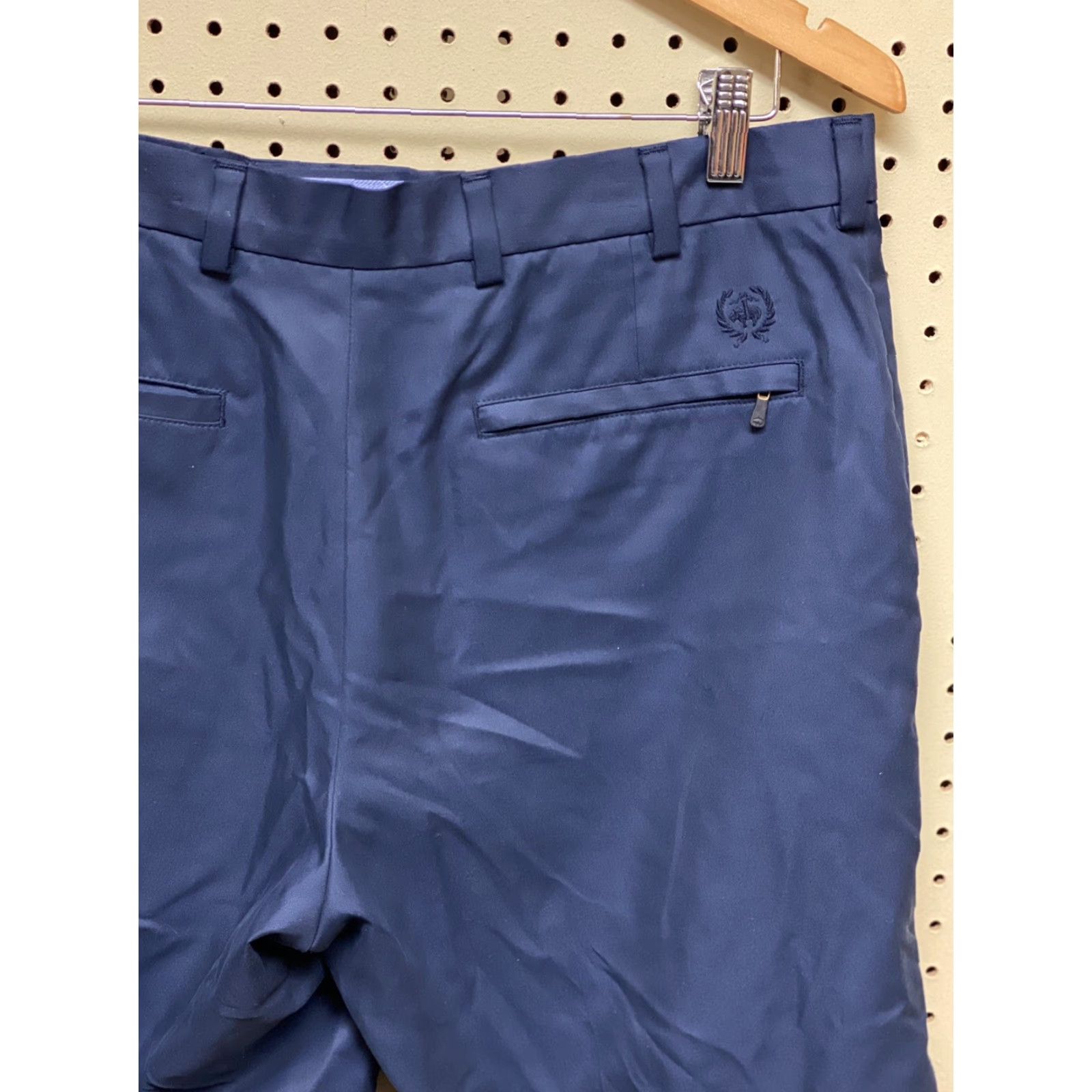 Brooks Brothers Brooks Brothers Shorts Navy Blue 34” Flat Front Regular Classic Men Casual Vacation Cruise Wear Pockets Belt Loops Zip Size US 34 / EU 50 - 3 Thumbnail
