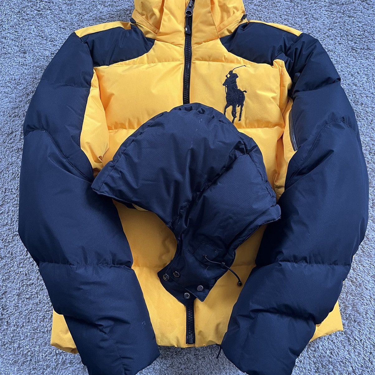 Polo Ralph Lauren 🔴Polo Ralph Lauren Puffer Jacket Size Medium Black Yellow Size US M / EU 48-50 / 2 - 9 Thumbnail
