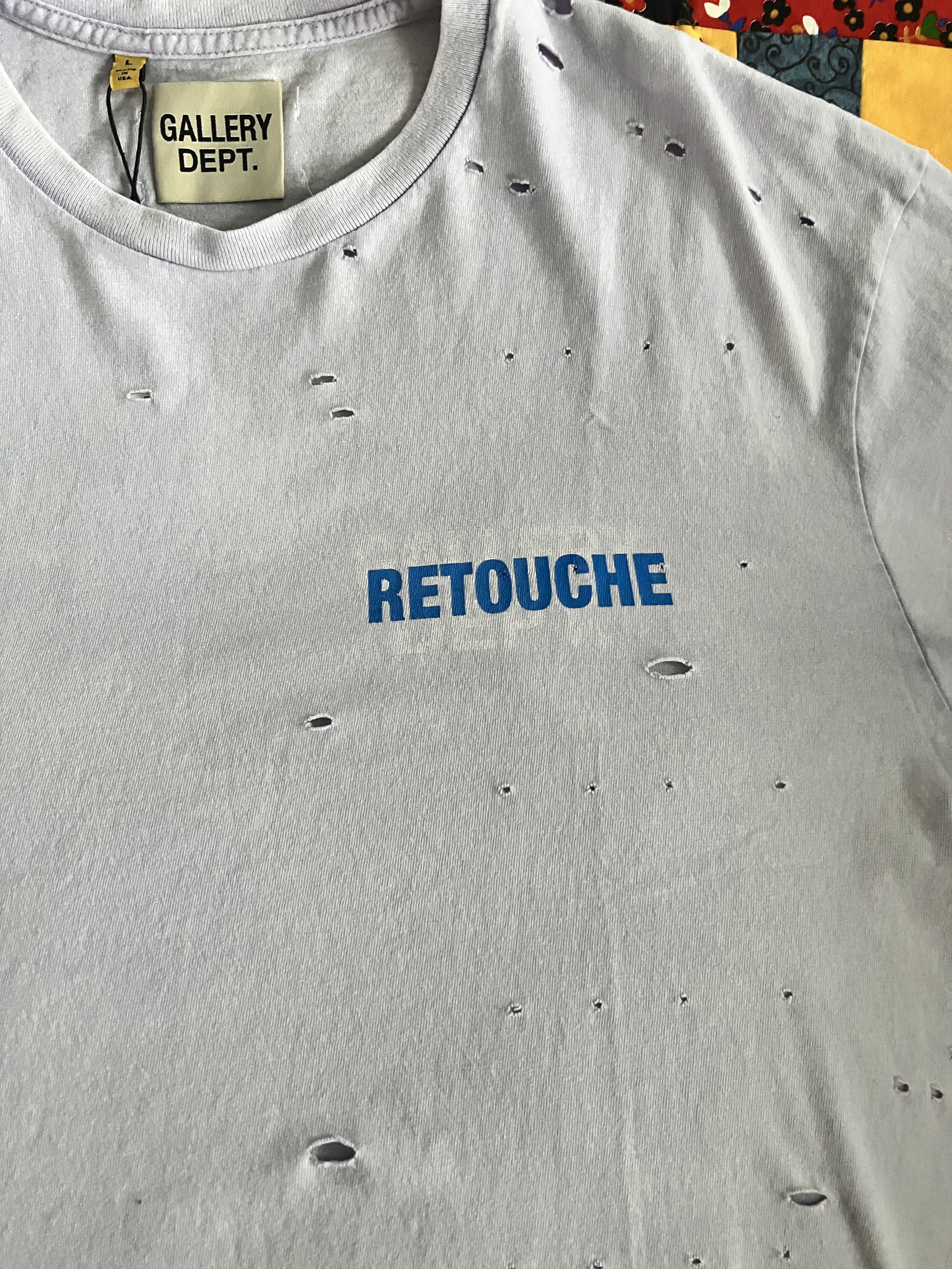 Gallery Dept. L | *SOLD OUT* Gallery Dept. Retouche Damaged Souvenir Tee Size US L / EU 52-54 / 3 - 3 Thumbnail