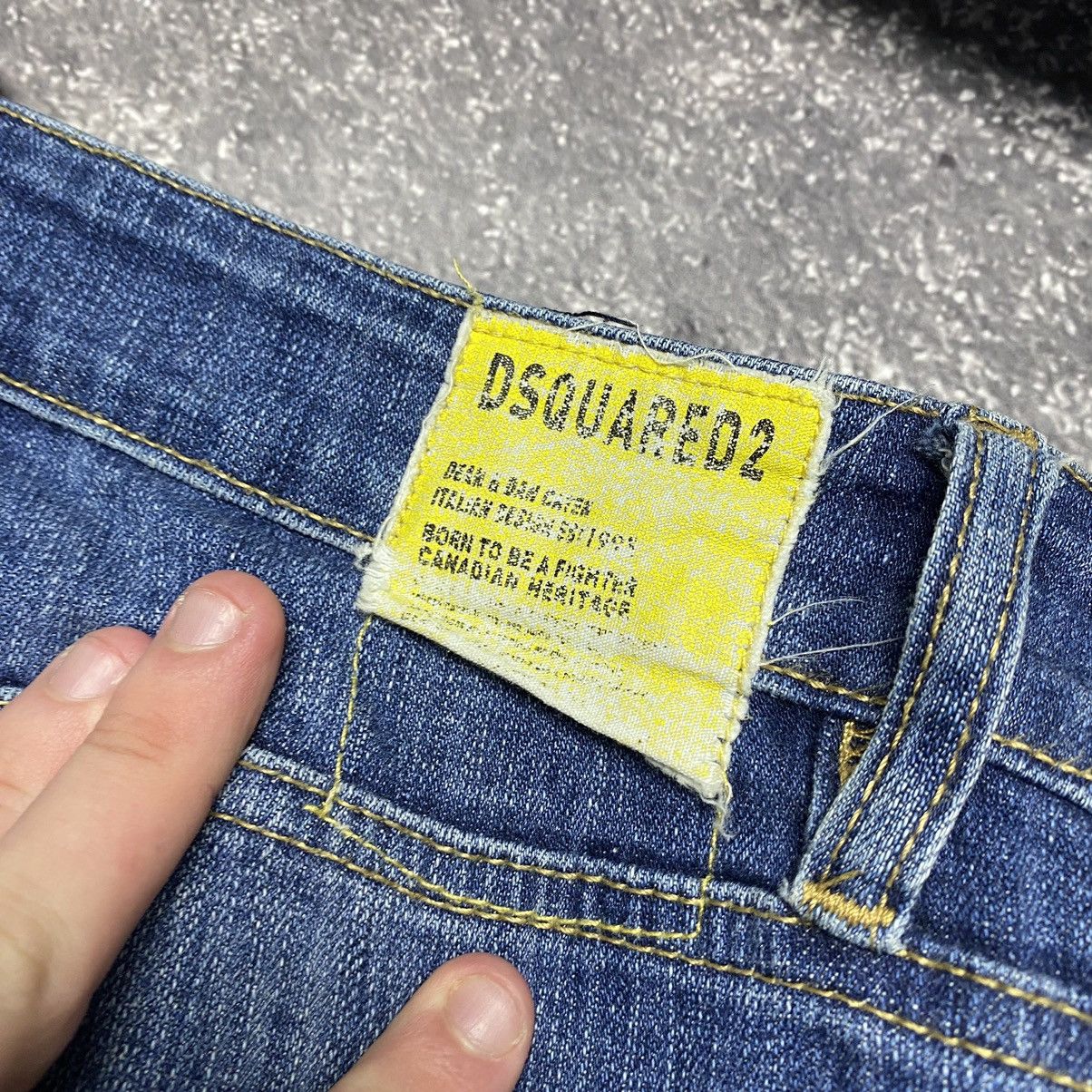 Dsquared2 Luxury Dsquared2 Hype y2k blue denim destressed style jeans Size US 30 / EU 46 - 18 Thumbnail