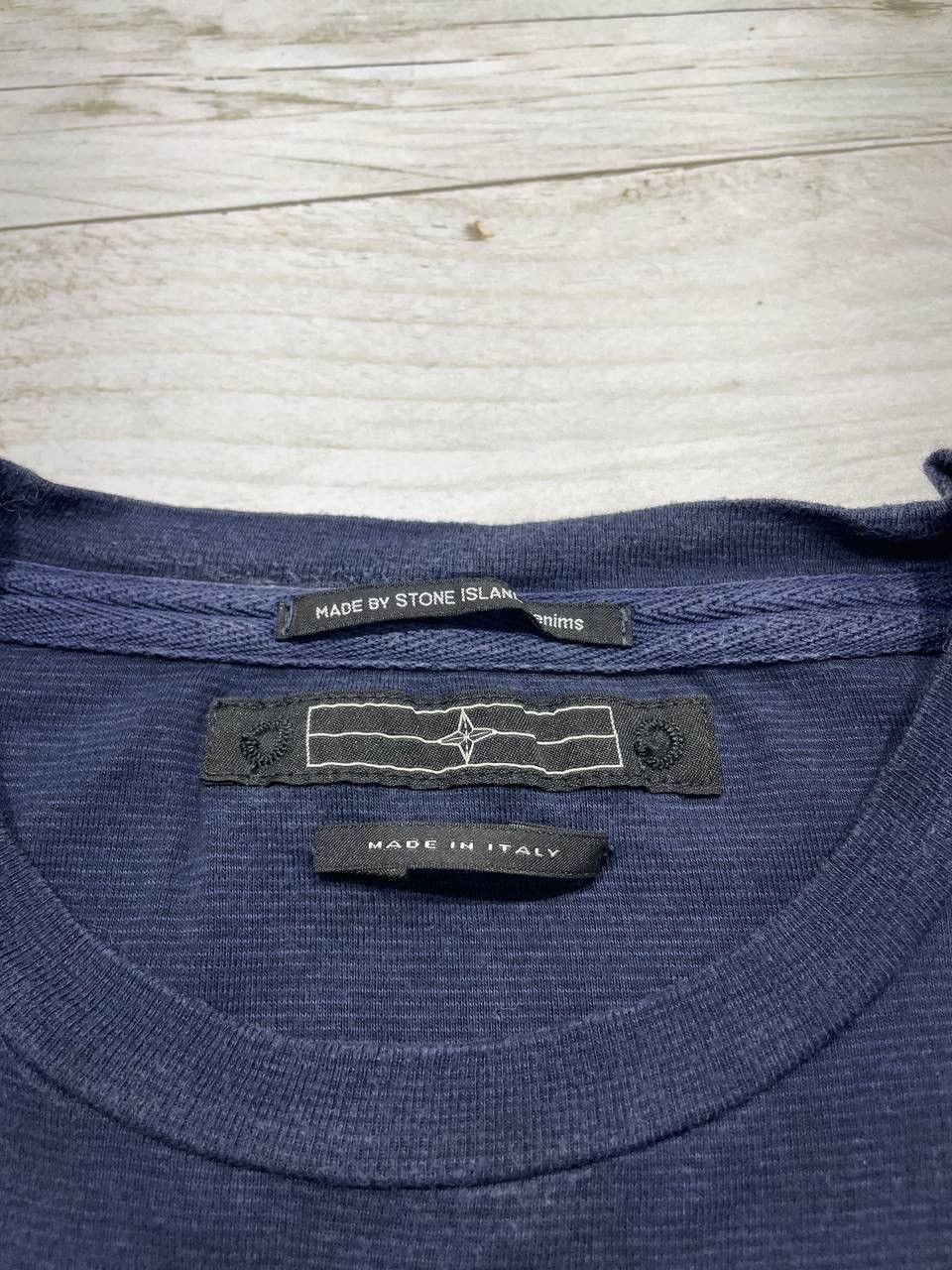 Stone Island Vintage Stone Island Denims Long Sleeve T-Shirt 2008 Y2K Size US S / EU 44-46 / 1 - 9 Thumbnail