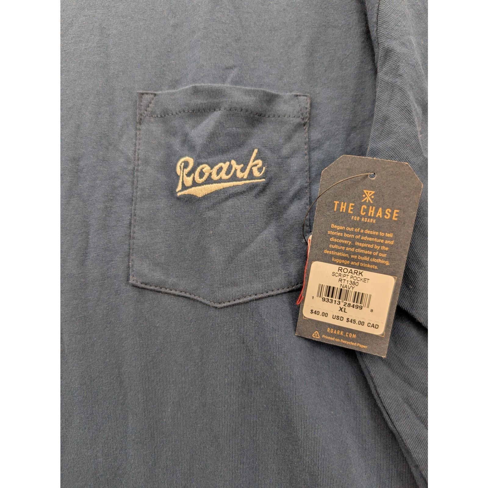Roark NWT Roark Expeditions Premium Tee in Navy size XL Size US XL / EU 56 / 4 - 4 Thumbnail