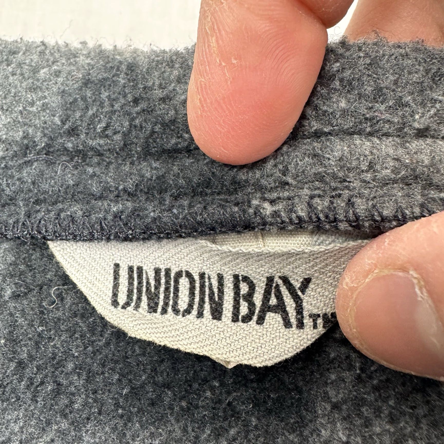 Vintage VINTAGE UNIONBAY Fleece Jacket Quarter Zip Adult Medium Plaid Hipster 80s Mens Jacket Size US M / EU 48-50 / 2 - 4 Thumbnail