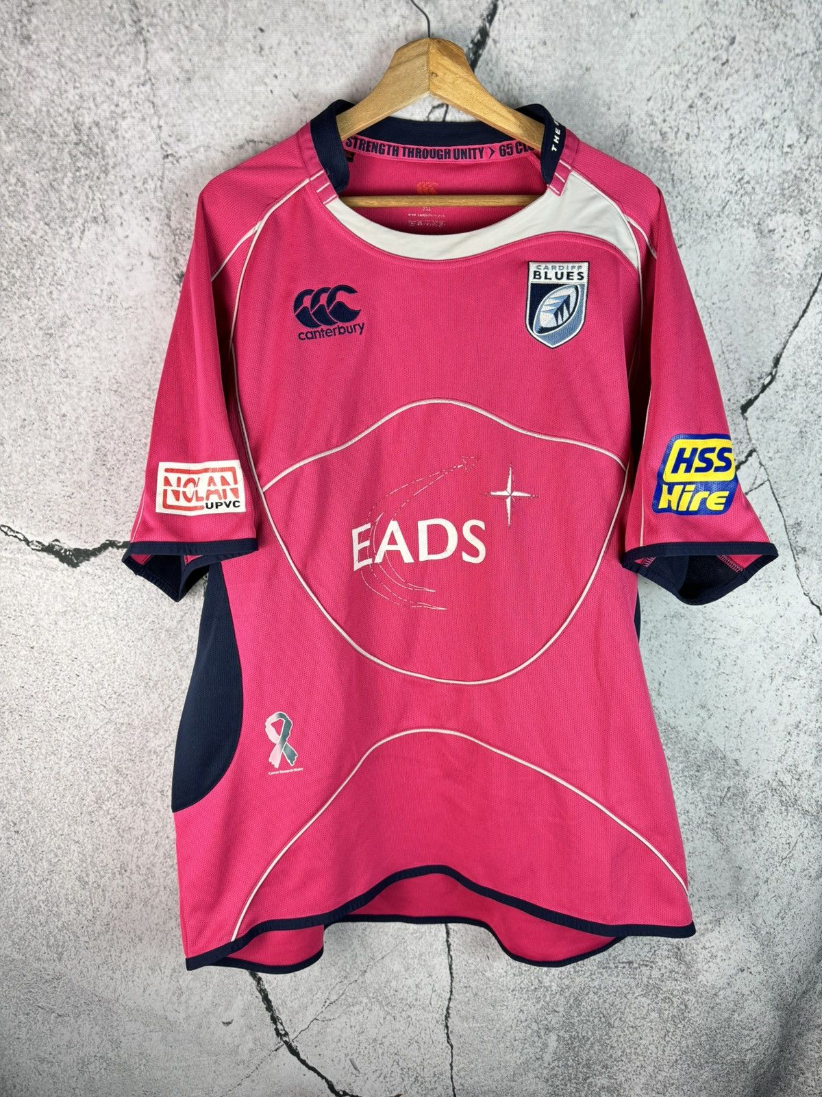 Canterbury of New Zealand Cardiff Blues Canterbury away rugby jersey Size US XXL / EU 58 / 5 - 1 Thumbnail