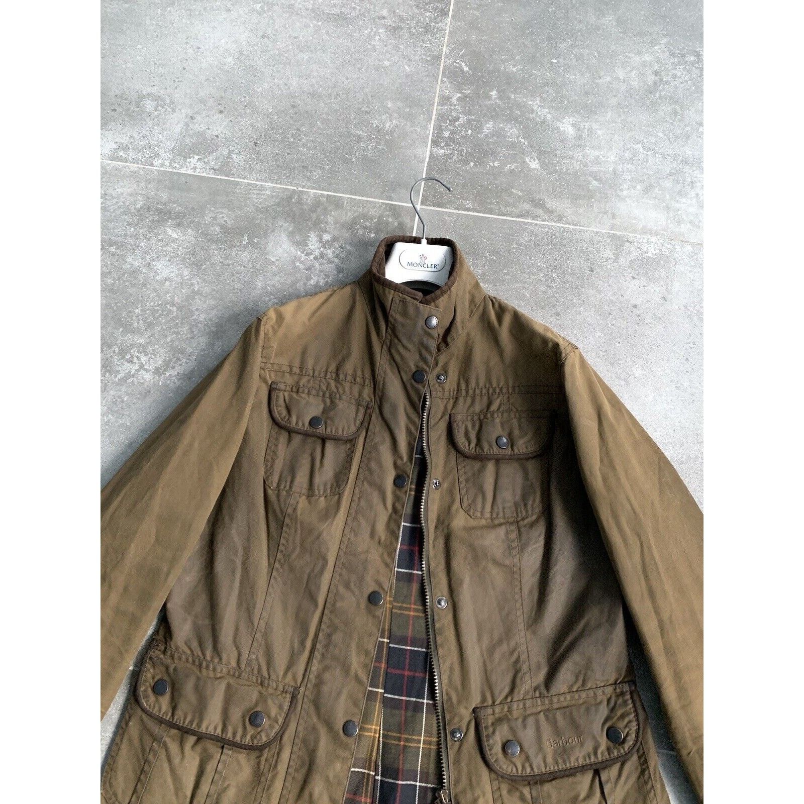 Barbour Women's BARBOUR UTILITY WAX Jacket Coat UK 12 US 8 EU 40 M Size M / US 6-8 / IT 42-44 - 16 Thumbnail