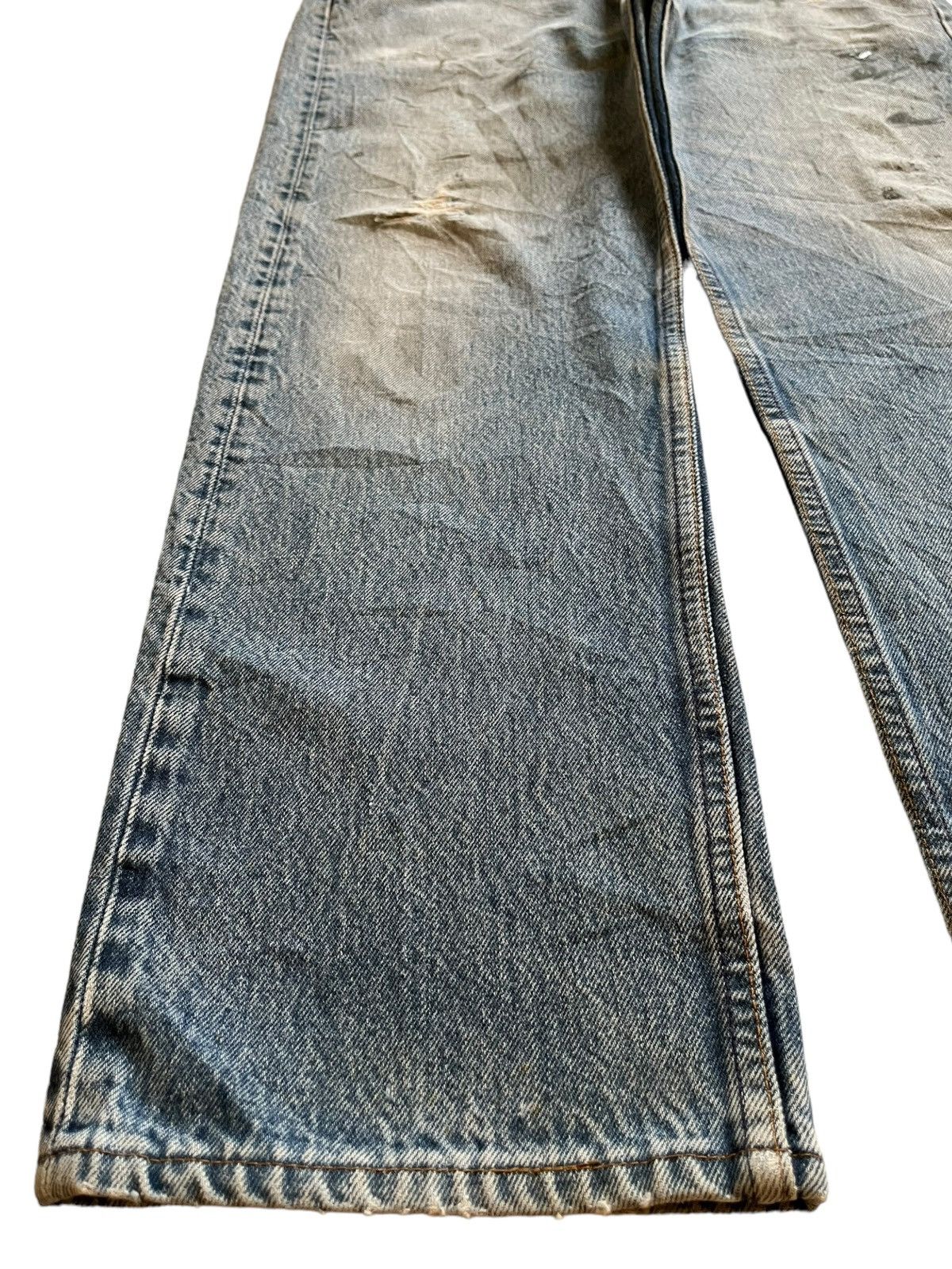 Levi's × Levi's Vintage Clothing SALES🔥Vintage 90s Levis 501 Blue Wash Grunge Loose Jeans Size US 33 - 6 Thumbnail