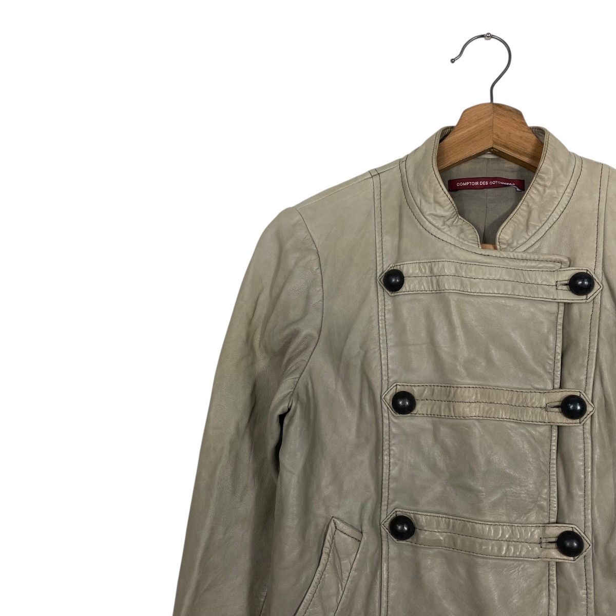 Japanese Brand RIOT🔥🔥Comptoir des Cotonniers Leather Jacket Size US S / EU 44-46 / 1 - 6 Thumbnail