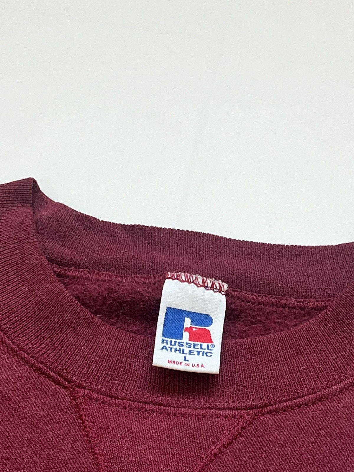 Russell Athletic 90's Russell Athletic Blank Crewneck Jumper Size US L / EU 52-54 / 3 - 5 Thumbnail