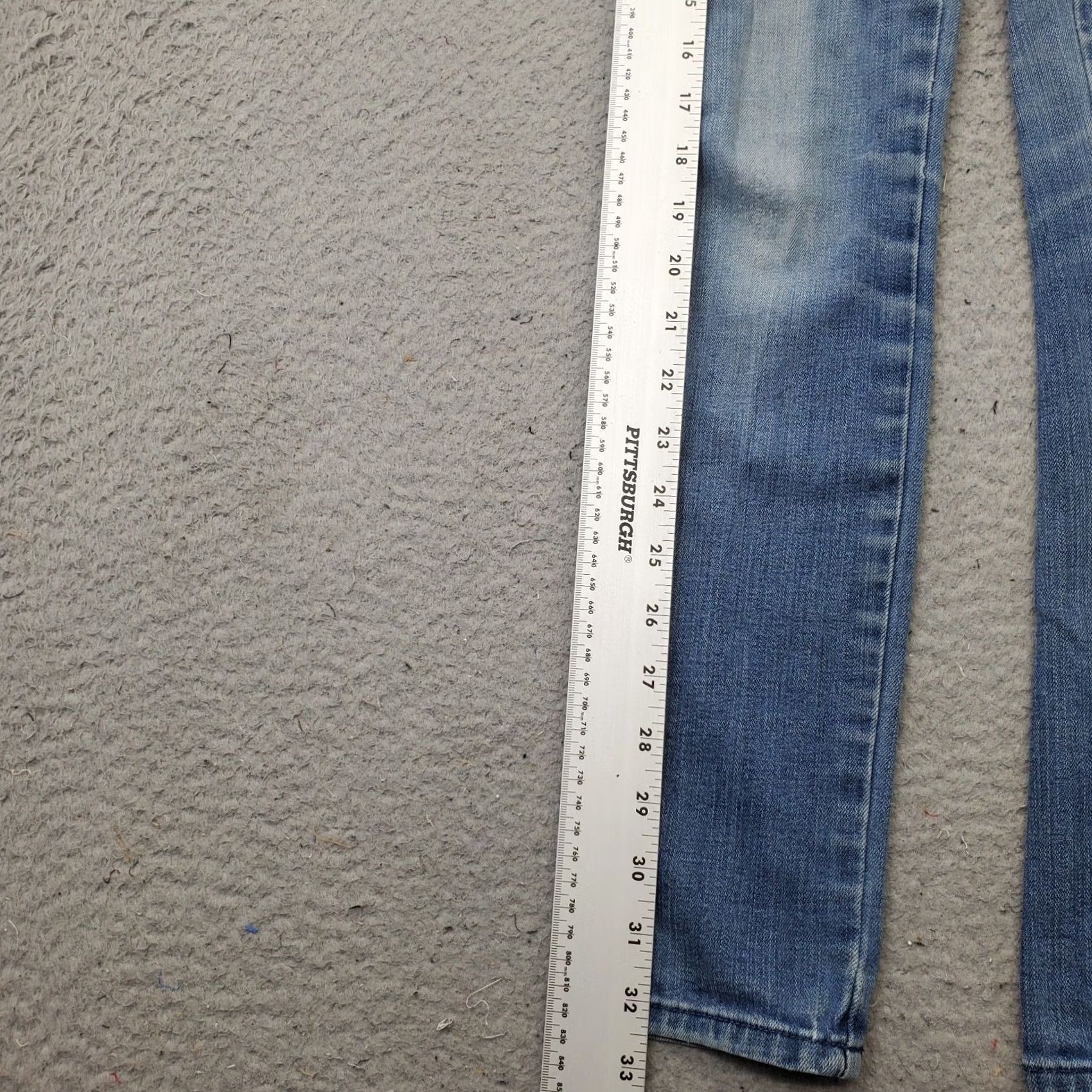 Hudson Hudson Jeans Womens 10 Blue Denim High Waisted Stretch Distressed Streetwear Jeans Womens 10 Blue Denim High Waisted Stretch Distressed Streetwear Size 32" / US 10 / IT 46 - 3 Thumbnail