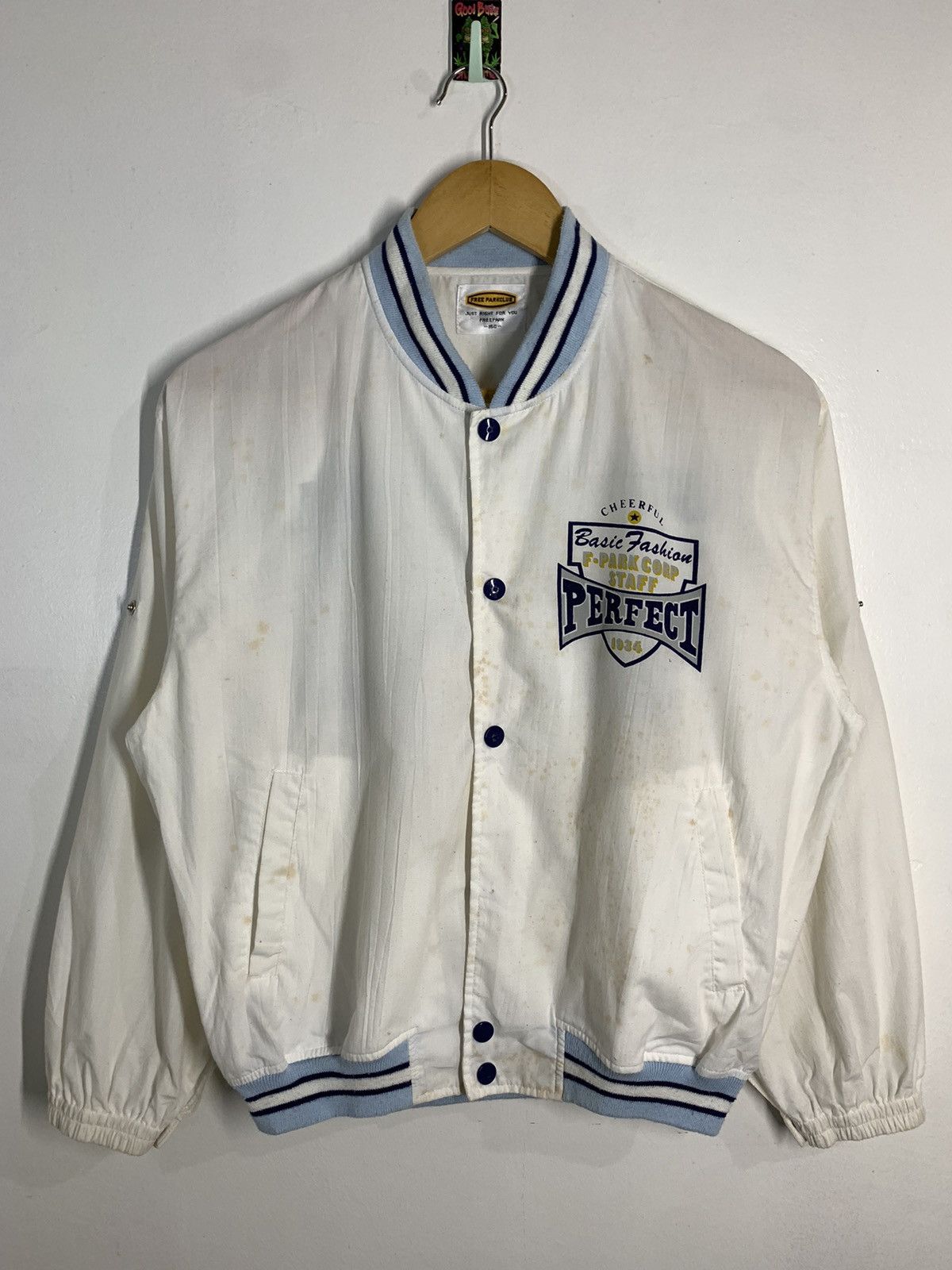 Japanese Brand × Vintage Vintage Japanese Brand Varsity Bomber Jacket Size US L / EU 52-54 / 3 - 2 Thumbnail
