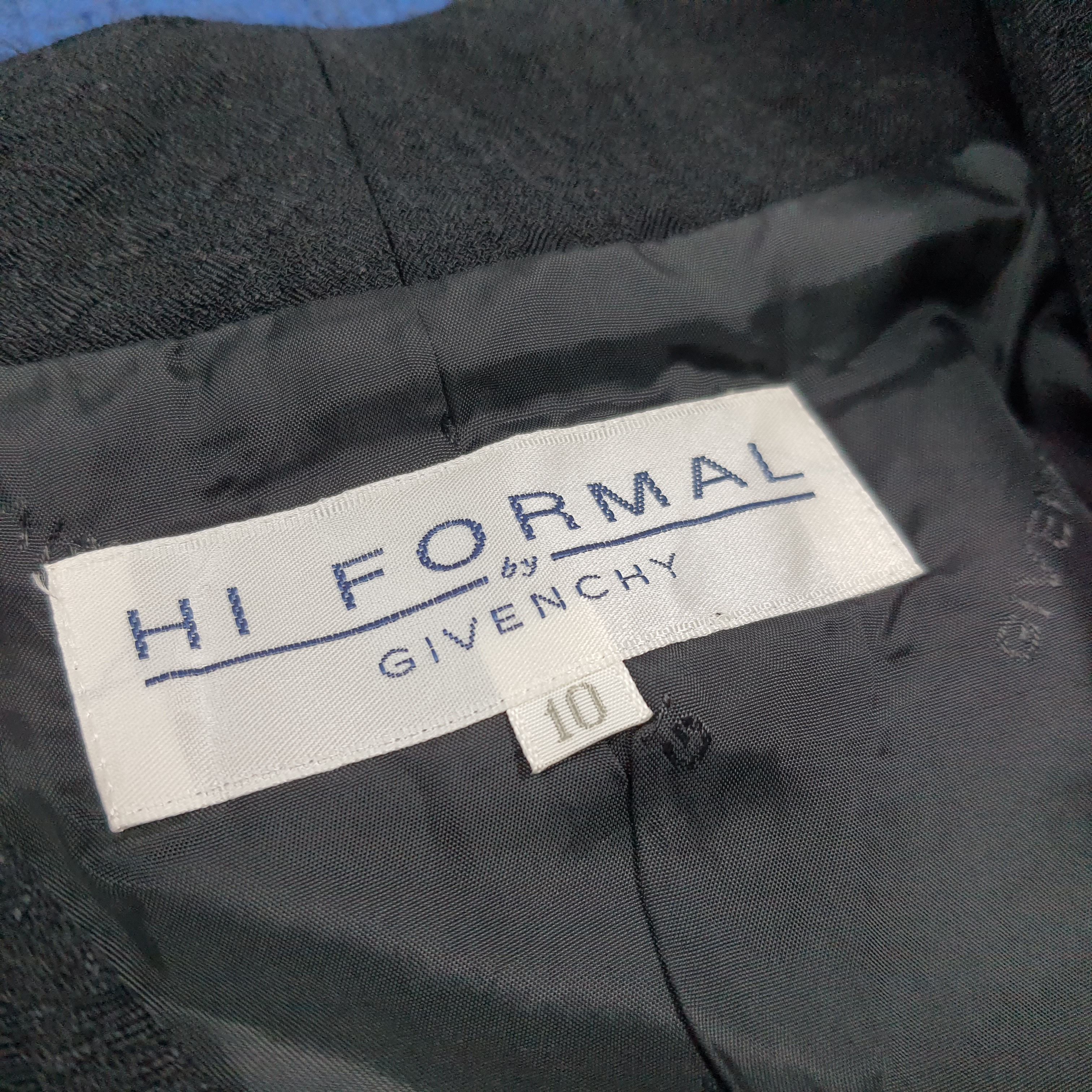 Givenchy Vintage Givenchy Hi Formal Black Blazer Formal Wear C289N6 Size XS / US 0-2 / IT 36-38 - 6 Thumbnail