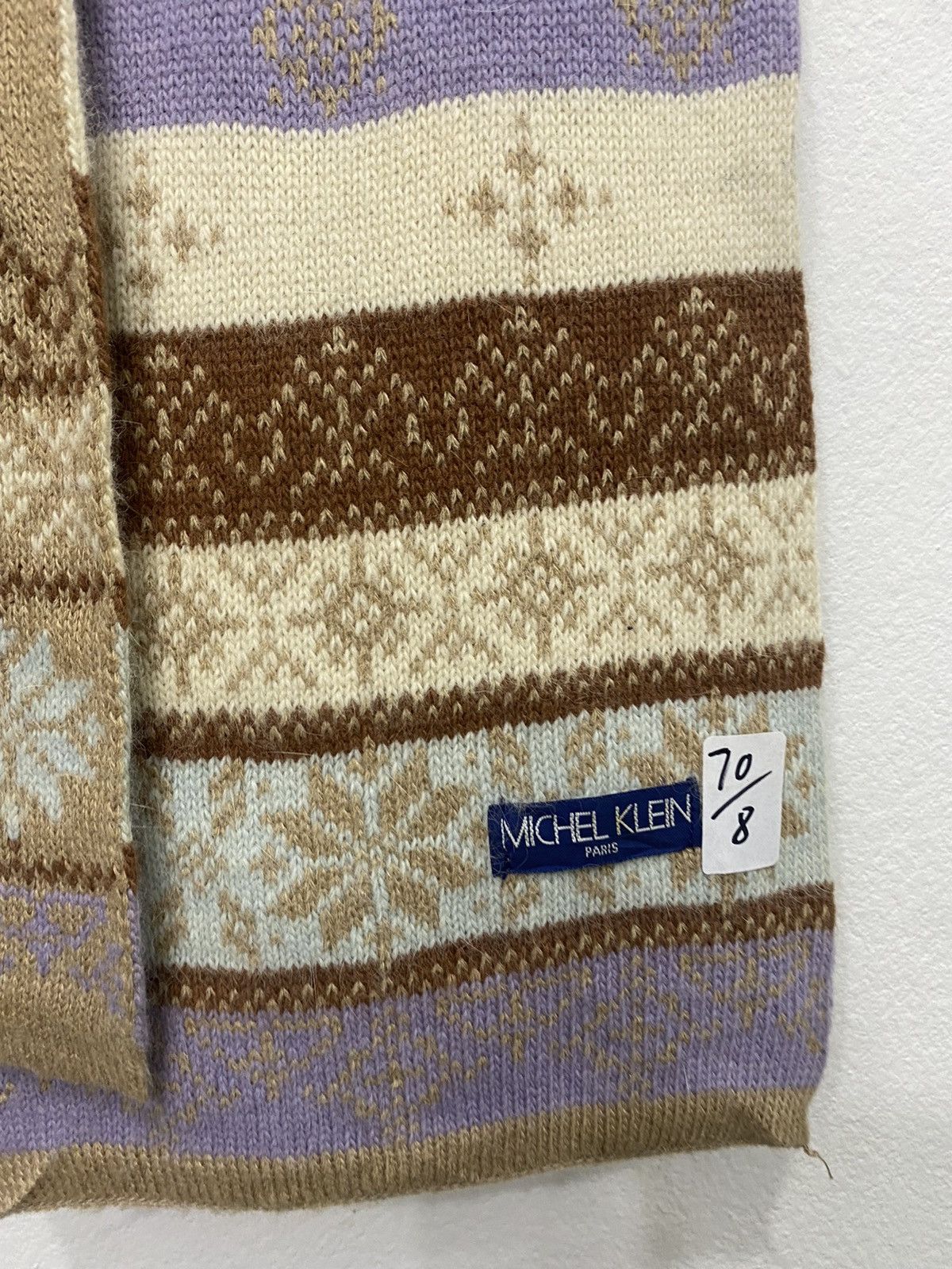 Designer × Michel Klein × Vintage 💥Vintage Michel Klein Paris Muffler Scarf Size ONE SIZE - 3 Thumbnail