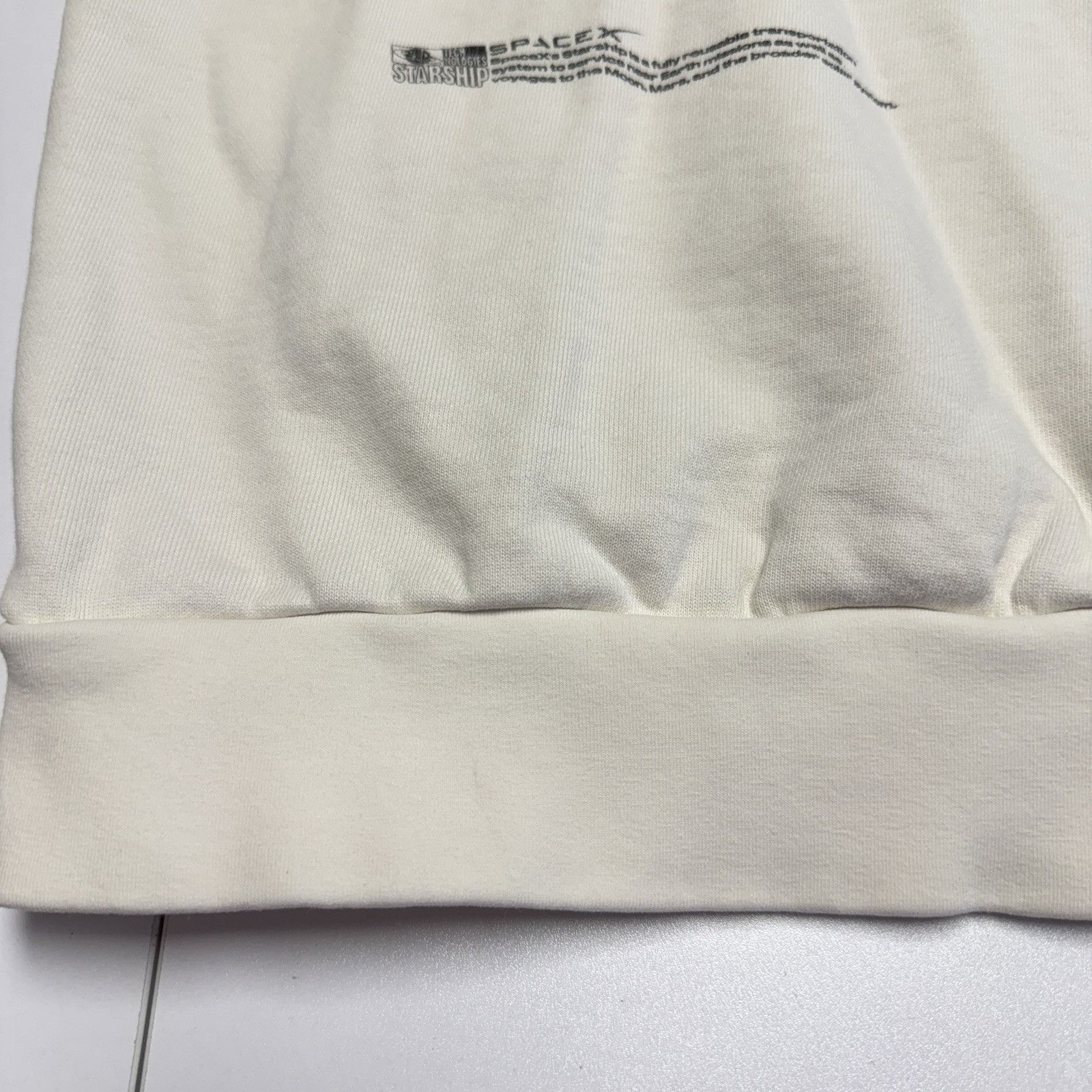 Other Space X Star Ship Hoodie Sweatshirt Mens Large White Rare Li Size US L / EU 52-54 / 3 - 7 Thumbnail