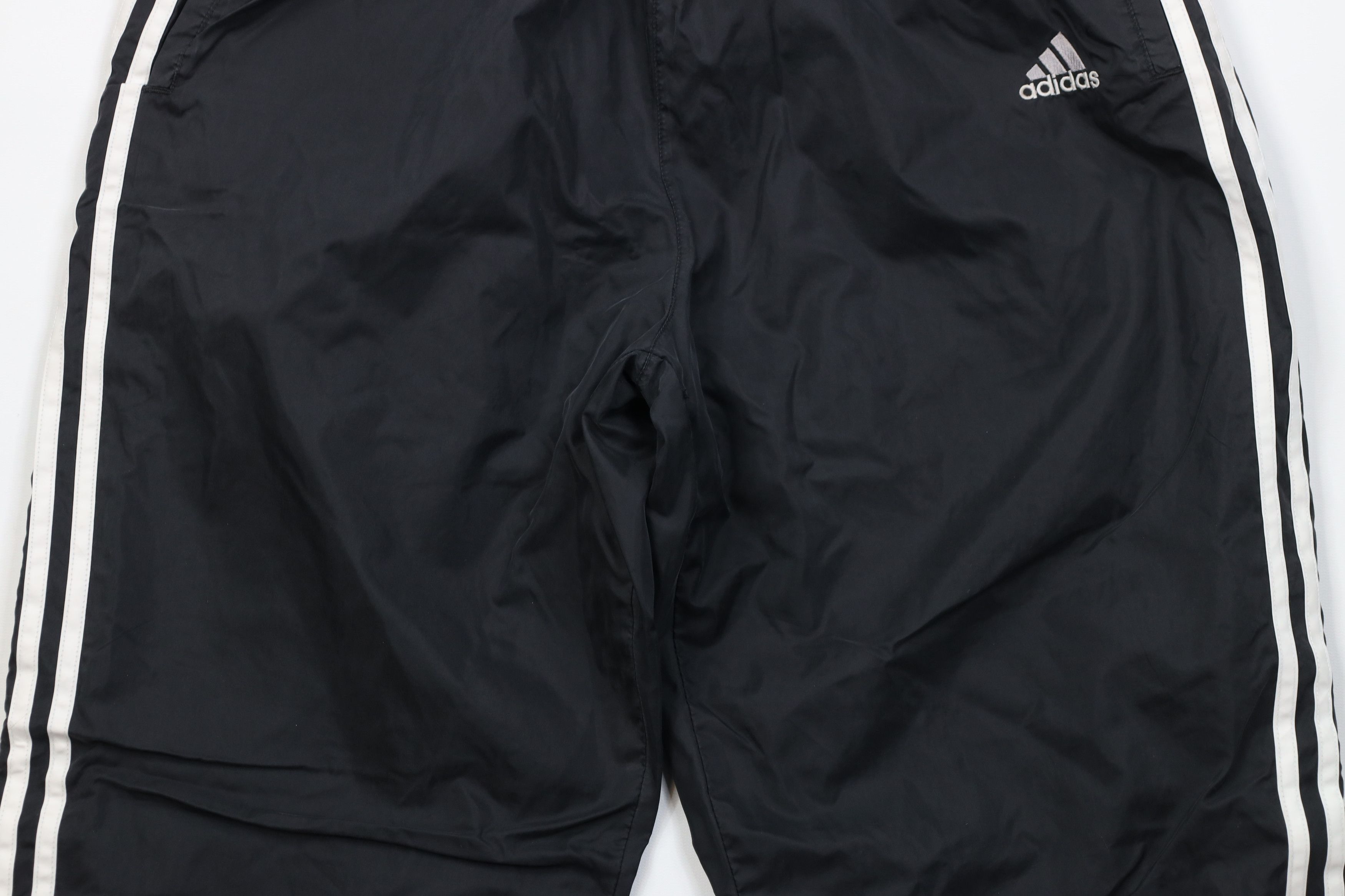 Adidas Vintage 90s Adidas Lined Wide Leg Tearaway Windbreaker Pants Size US 34 / EU 50 - 3 Thumbnail