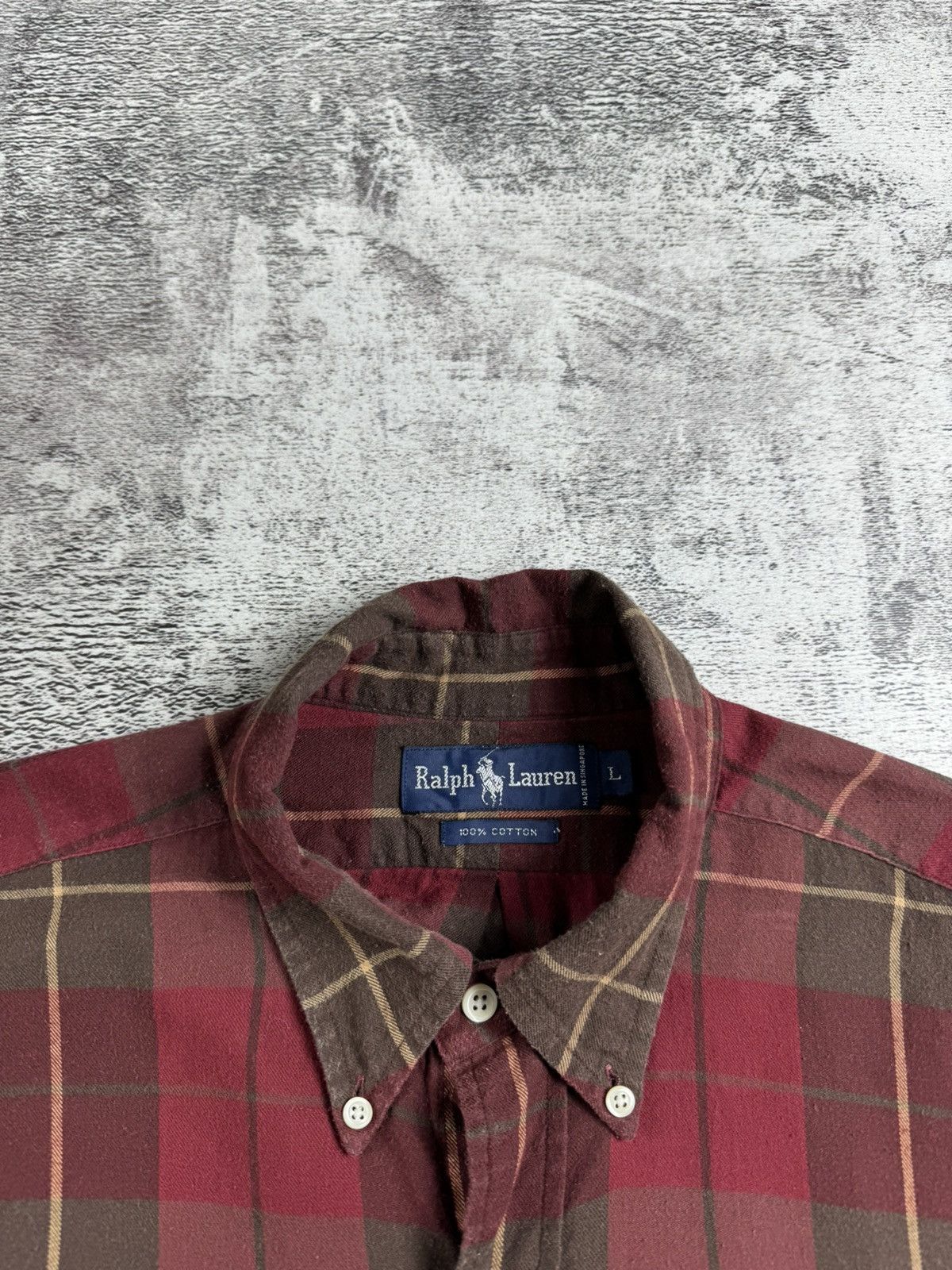 Polo Ralph Lauren Ralph Lauren Flannel Striped Pocket Longsleeve Button Shirt Size US XL / EU 56 / 4 - 10 Thumbnail