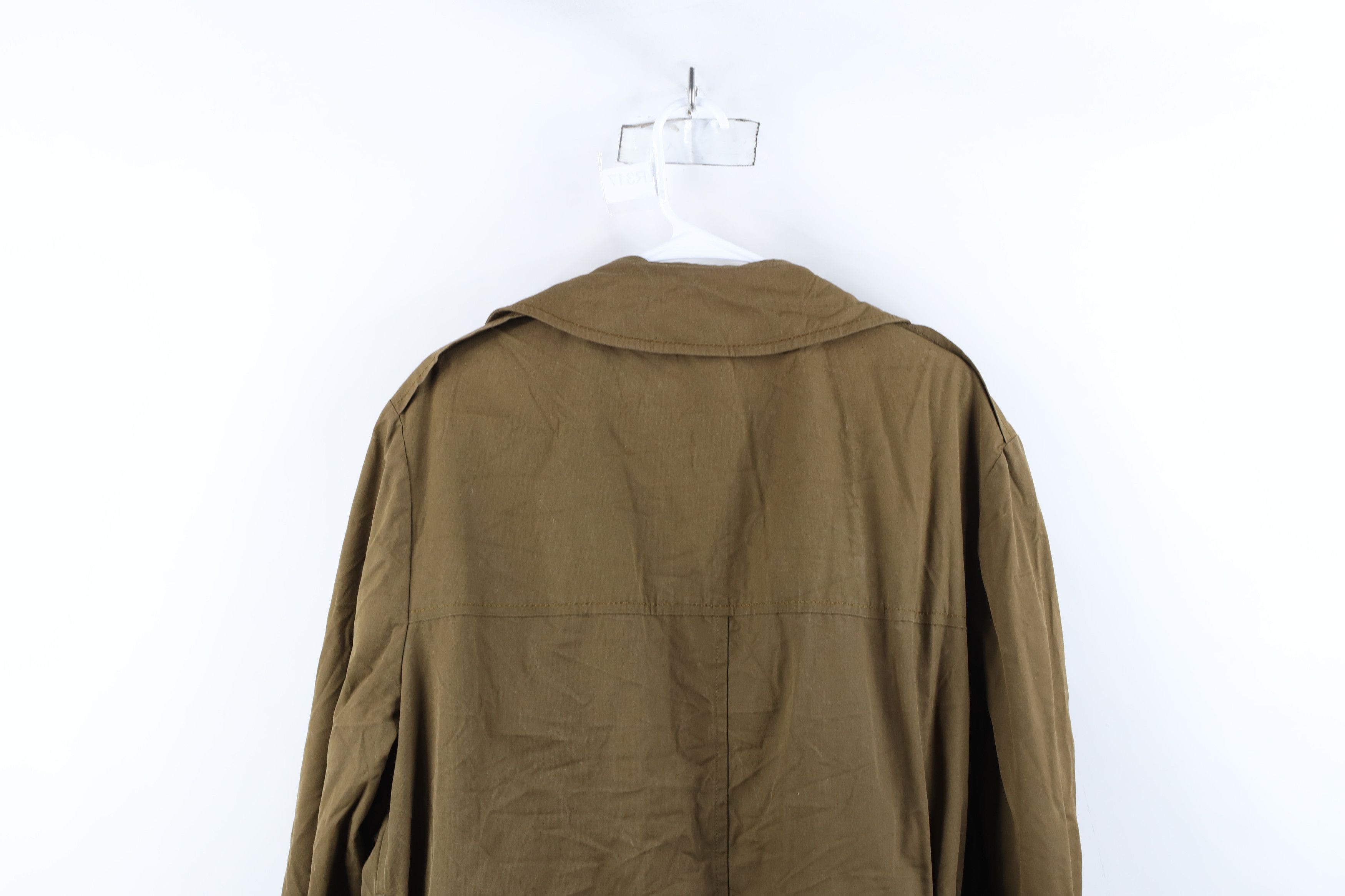 Vintage Vintage 70s Streetwear Cloth Belted Trench Coat Jacket Size US XL / EU 56 / 4 - 15 Thumbnail