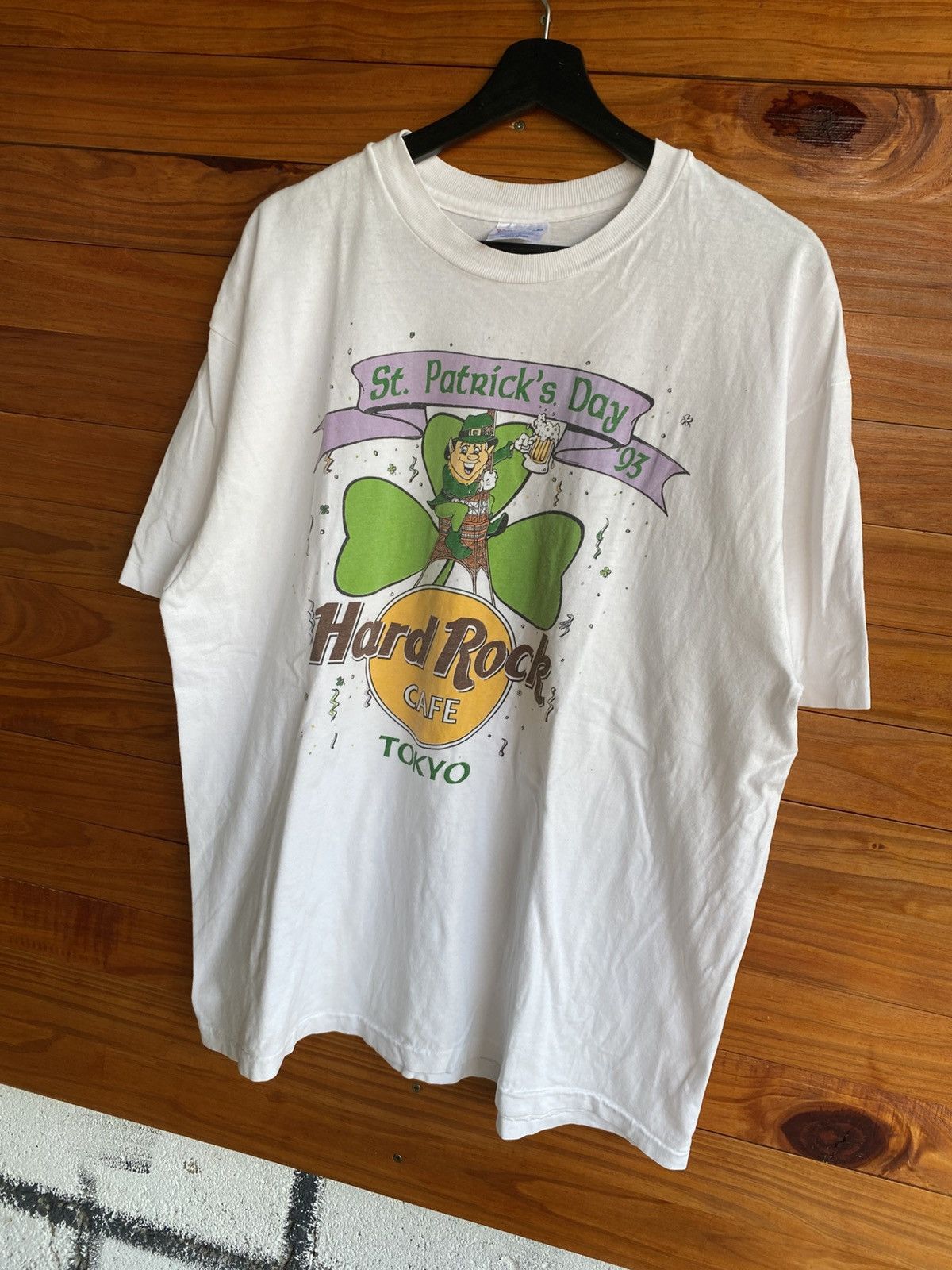 Hard Rock Cafe Vintage 1993 Hard Rock Cafe Tokyo St. Patrick’s Day Graphic Size US XL / EU 56 / 4 - 4 Thumbnail